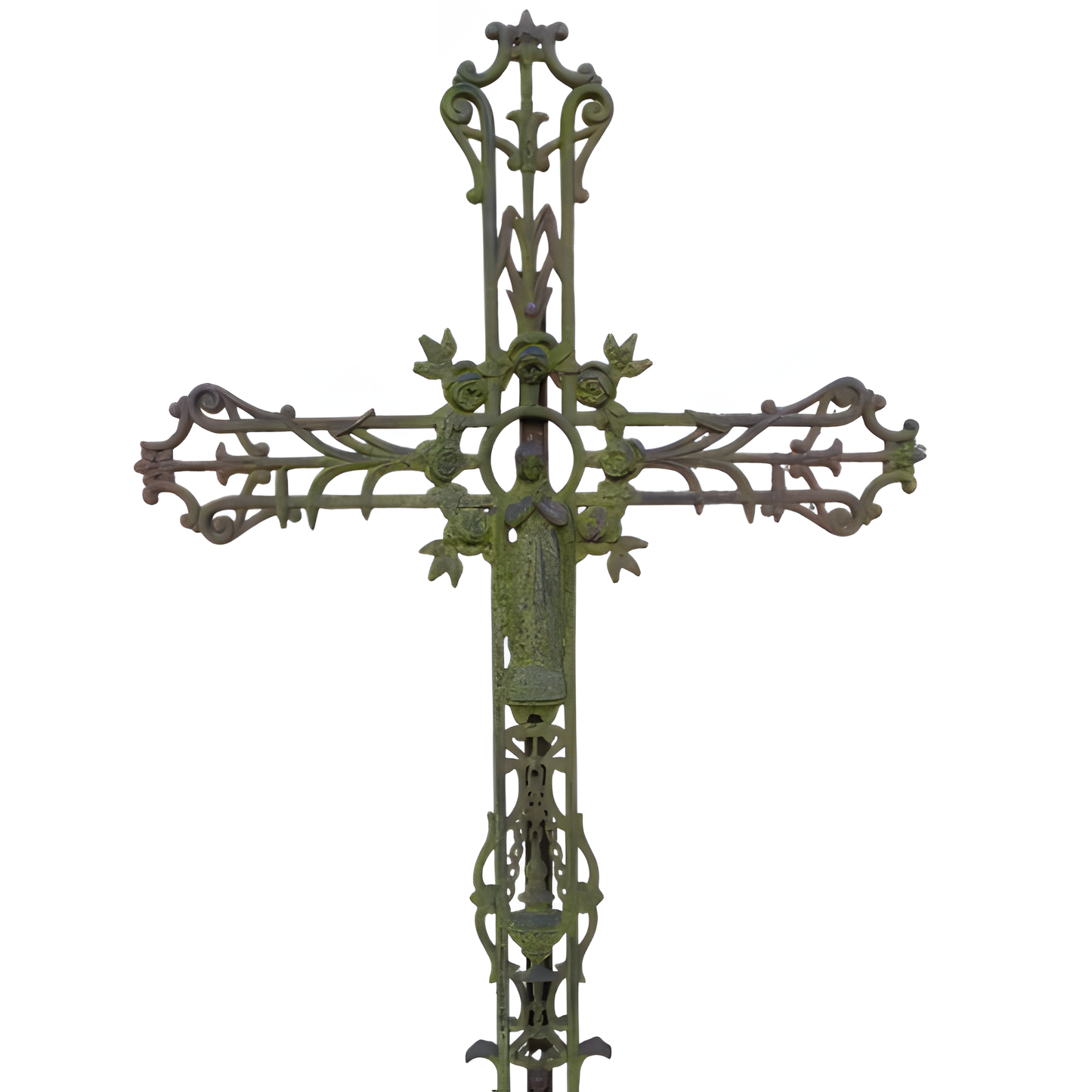 Grande croix en fonte 1,70 m avec socle – CONTACT AVANT ACHAT