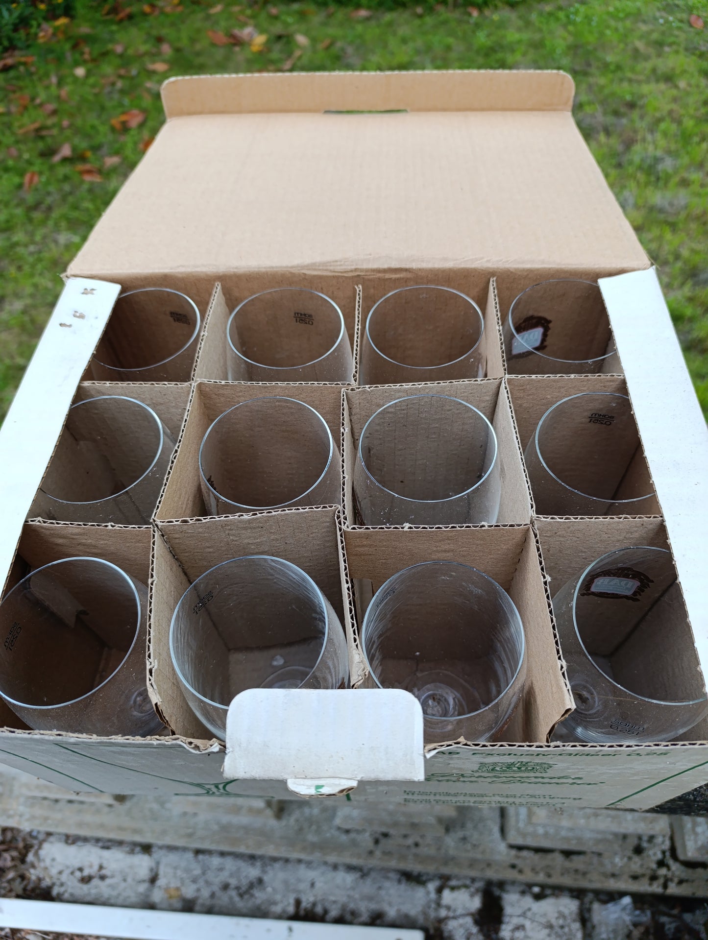 Lot de 12 verres à bière DAB Dortmund vintage 25 cl