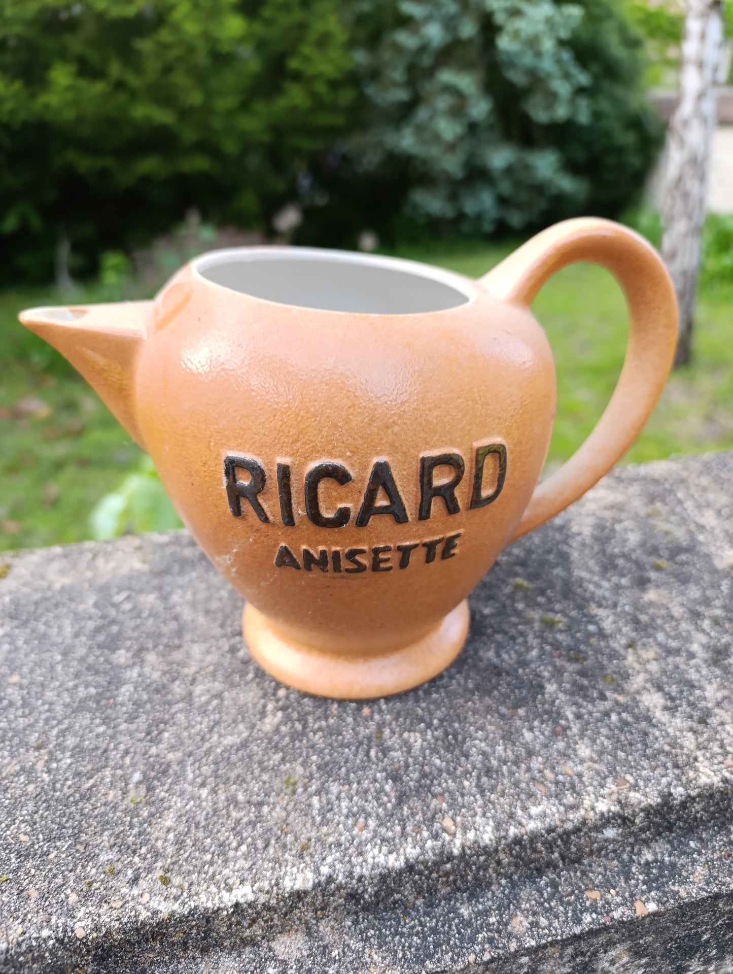 Pichet Ricard Anisette en céramique publicitaire vintage