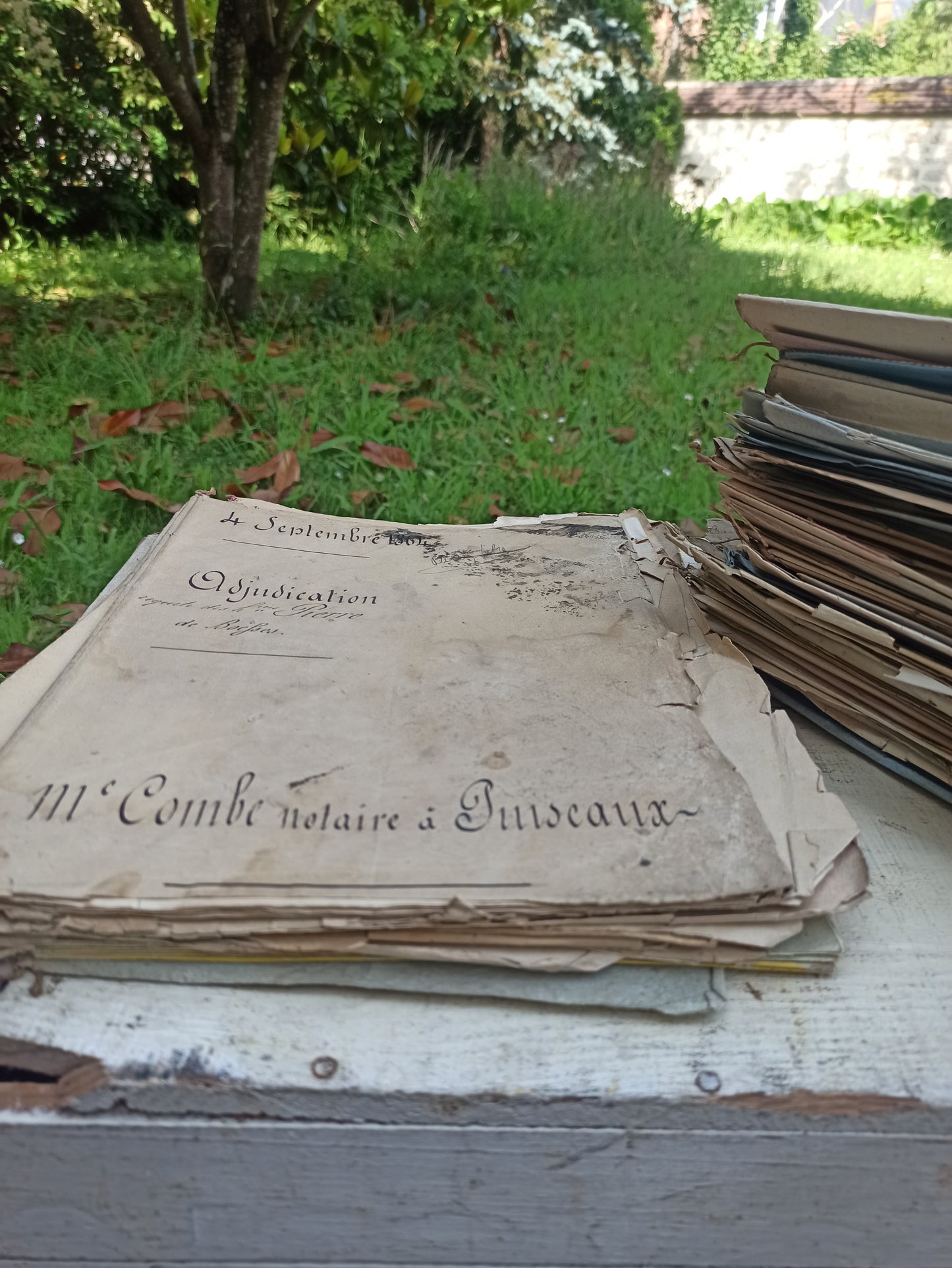 Lot de 40 documents notariaux anciens – XIXe et début XXe – Adjudications, baux, actes, etc.