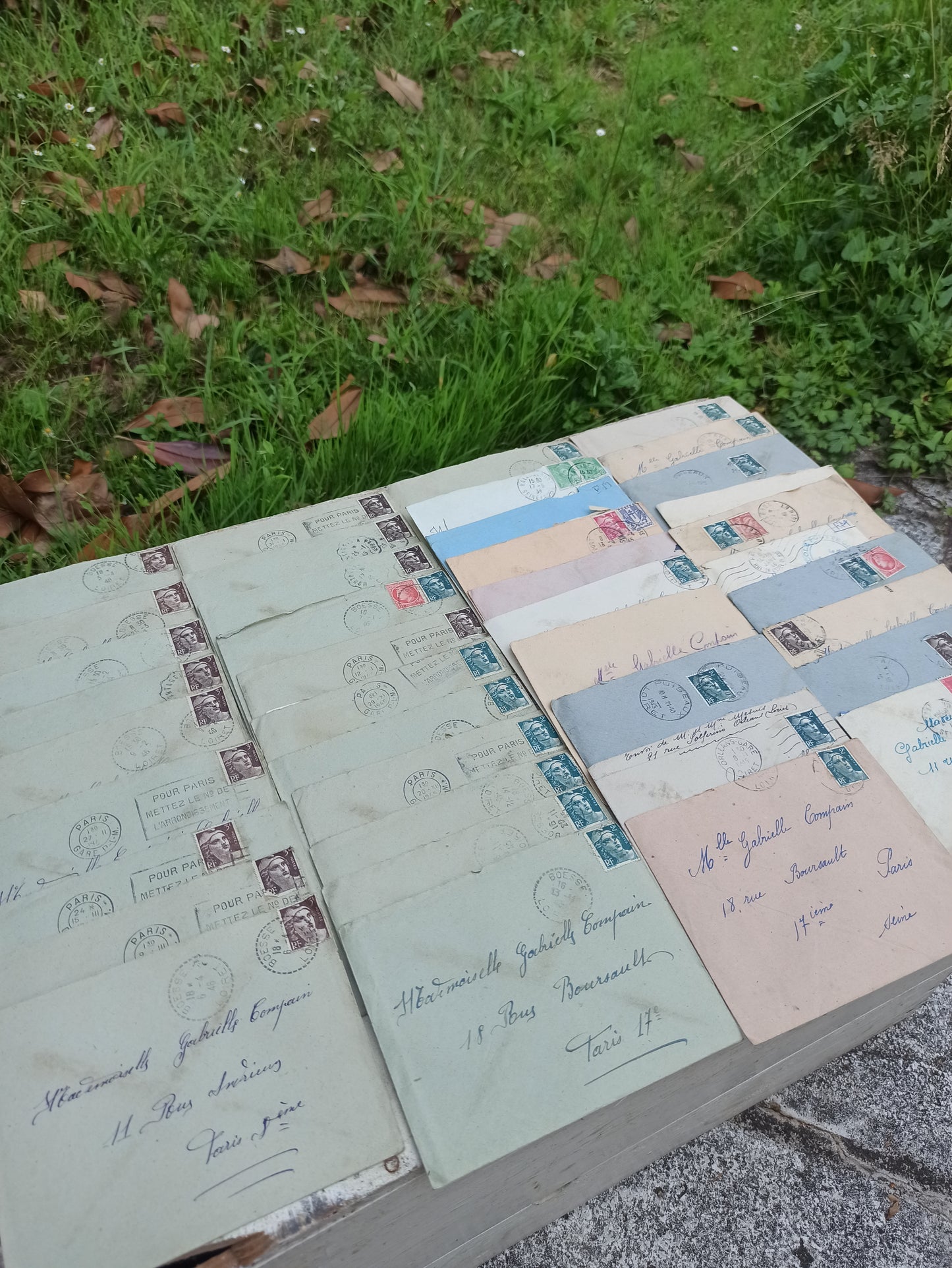 Lot de 155 lettres anciennes – Seconde Guerre mondiale – Histoire postale 1939-1945