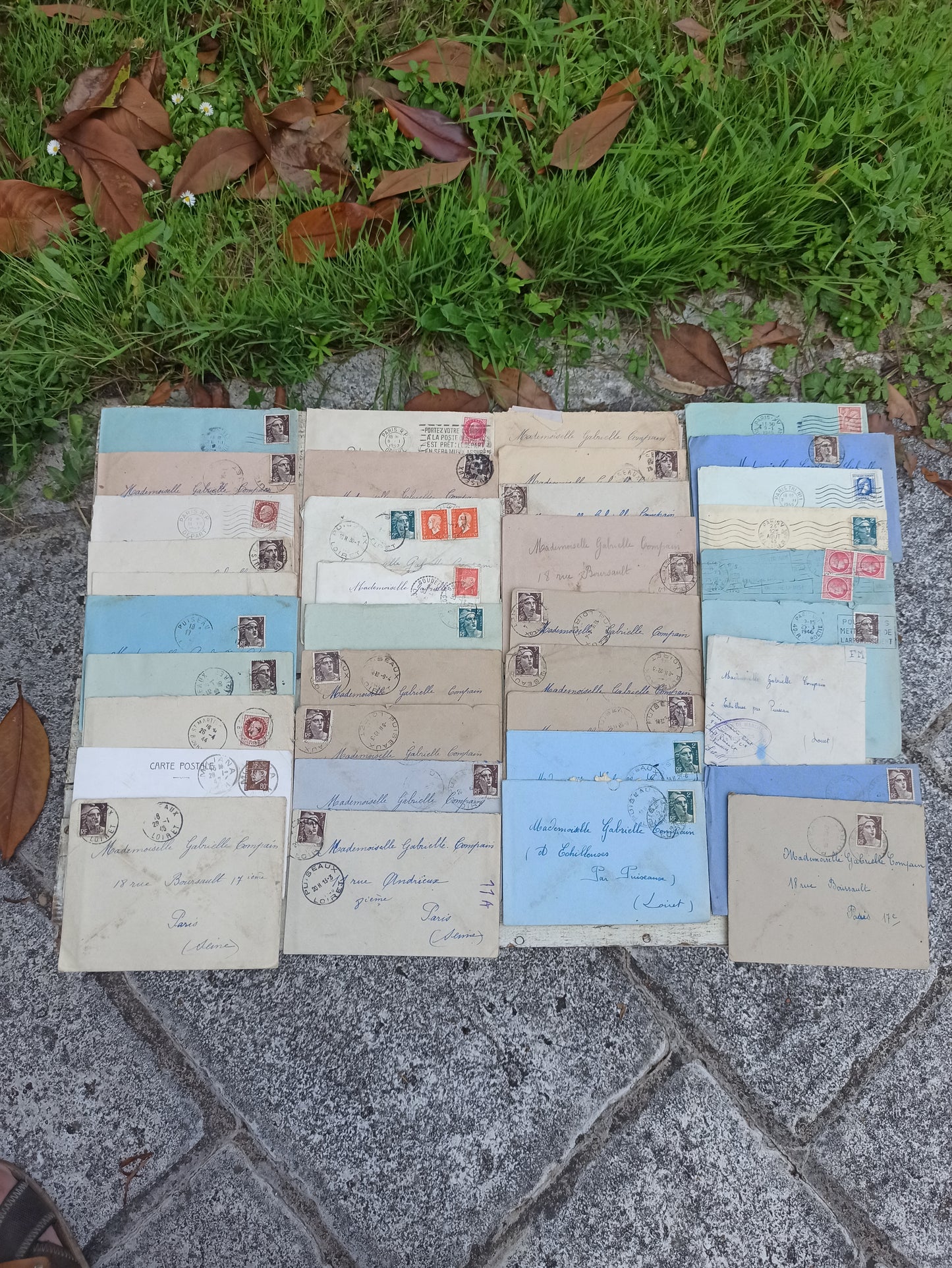 Lot de 155 lettres anciennes – Seconde Guerre mondiale – Histoire postale 1939-1945