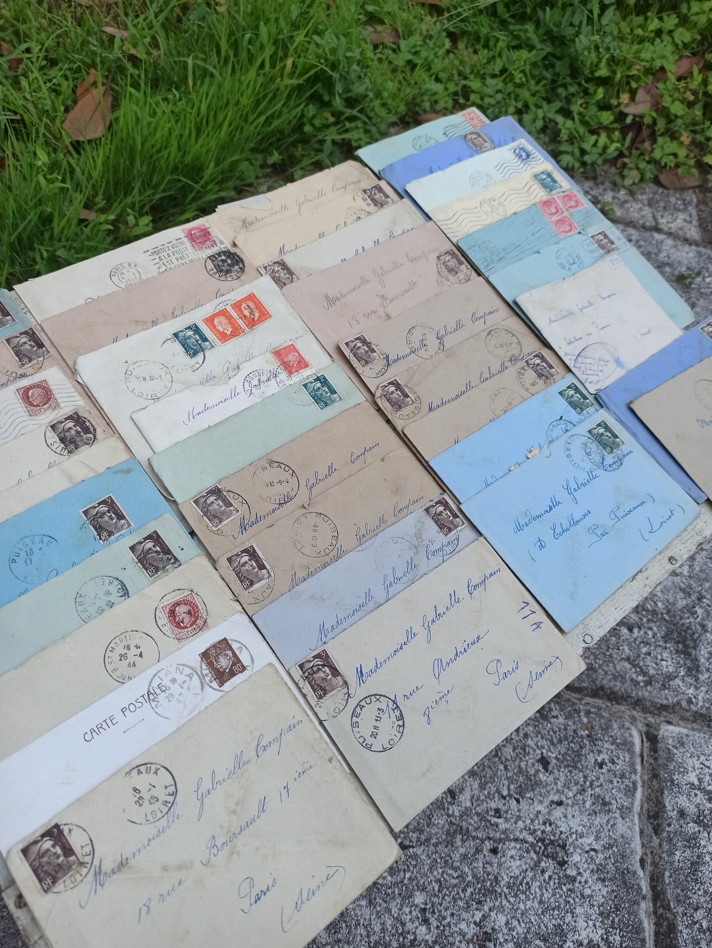 Lot de 155 lettres anciennes – Seconde Guerre mondiale – Histoire postale 1939-1945