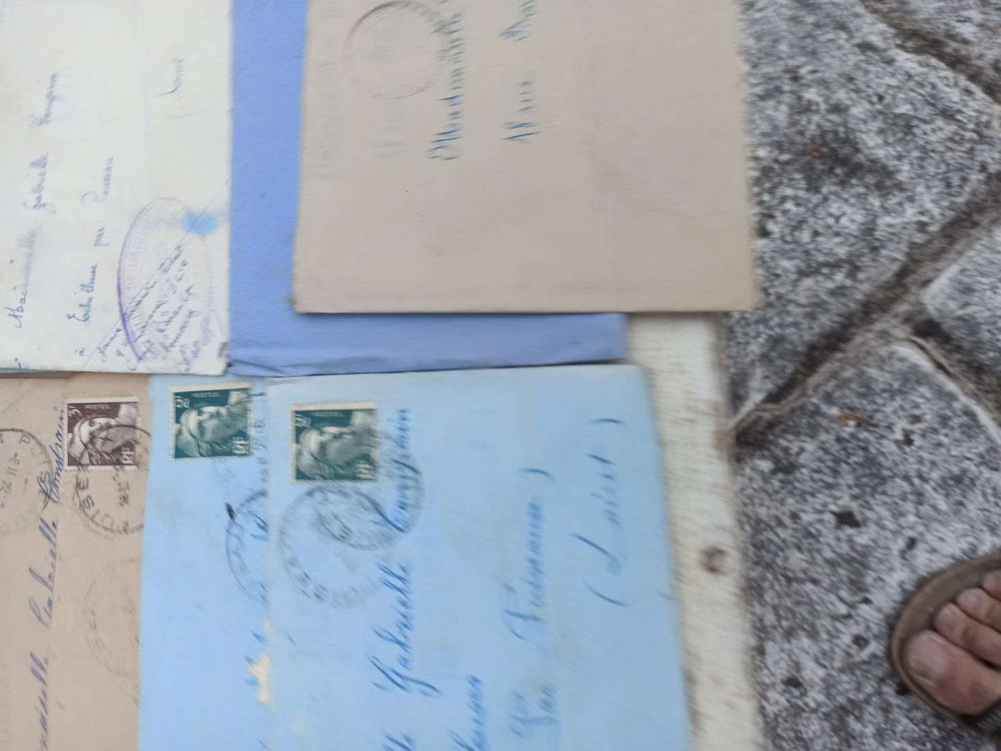 Lot de 155 lettres anciennes – Seconde Guerre mondiale – Histoire postale 1939-1945