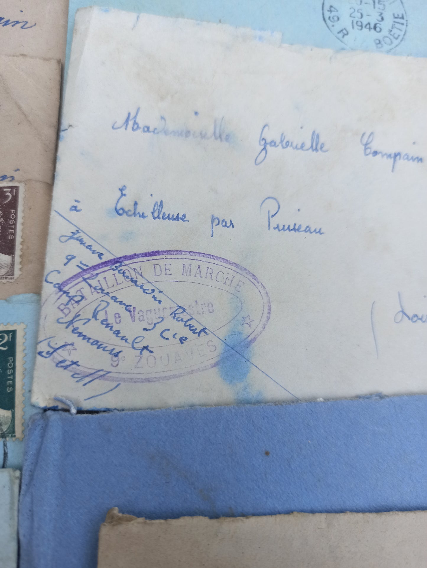 Lot de 155 lettres anciennes – Seconde Guerre mondiale – Histoire postale 1939-1945