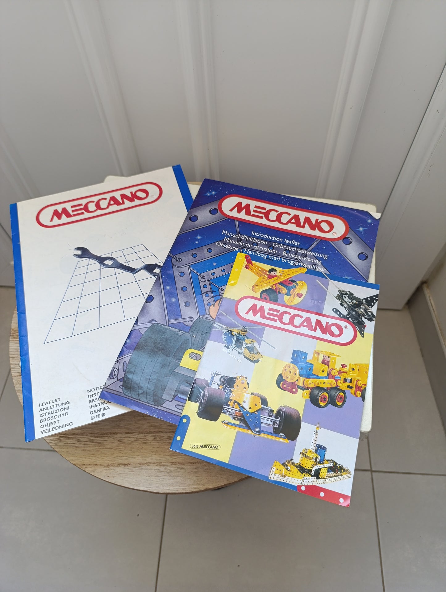 Meccano vintage métal – Modèle 1 – 15 constructions – Boîte rétro
