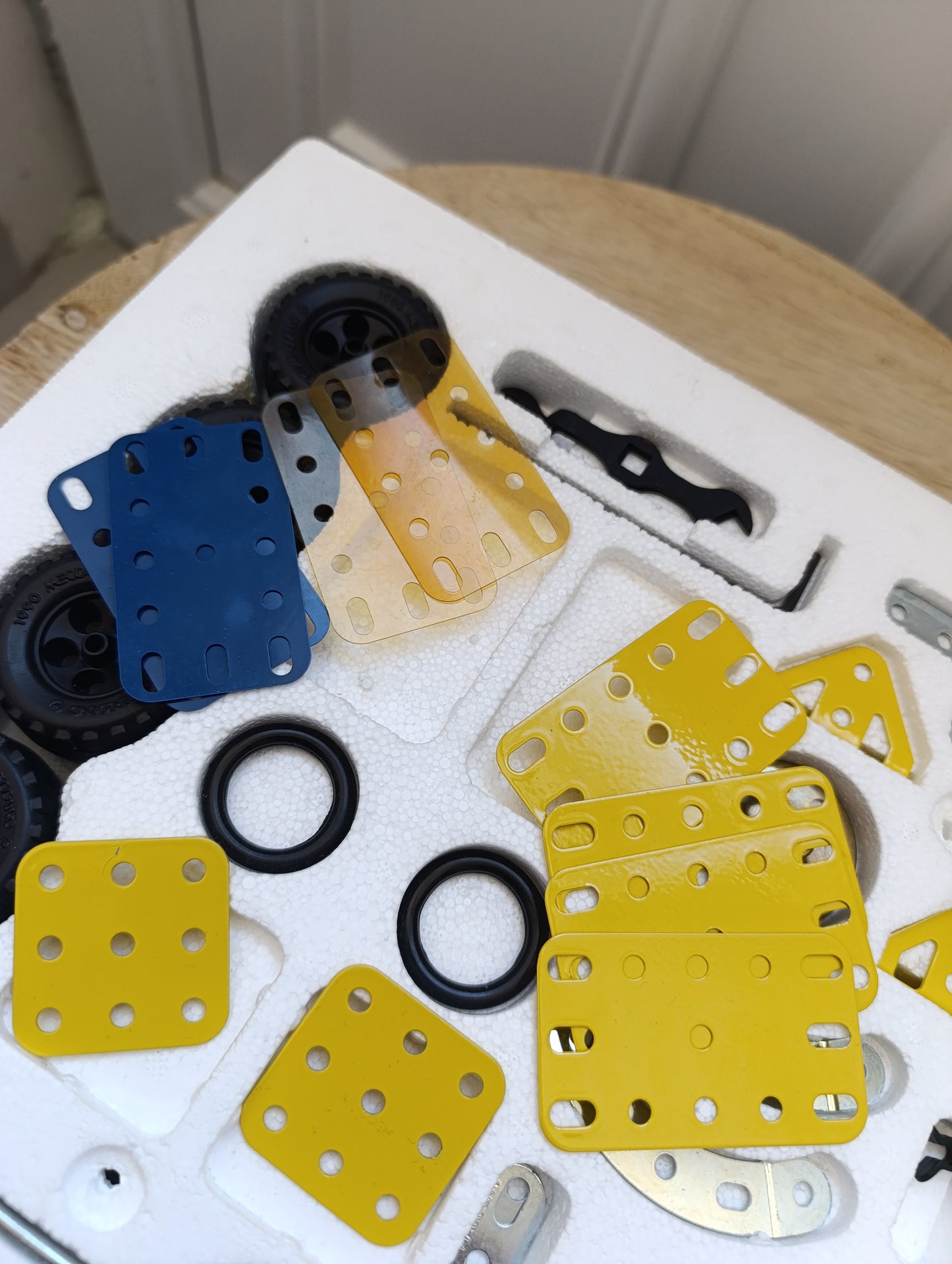 Meccano vintage métal – Modèle 1 – 15 constructions – Boîte rétro