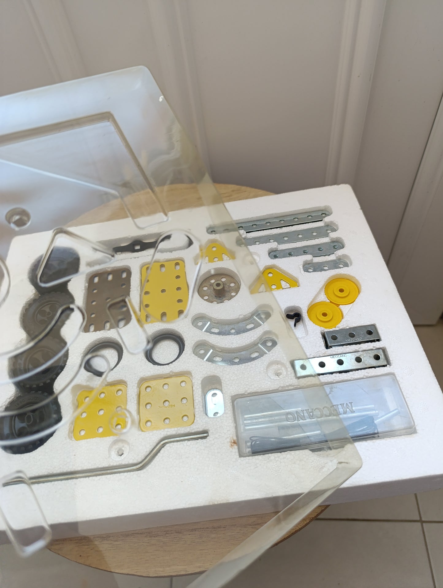 Meccano vintage métal – Modèle 1 – 15 constructions – Boîte rétro