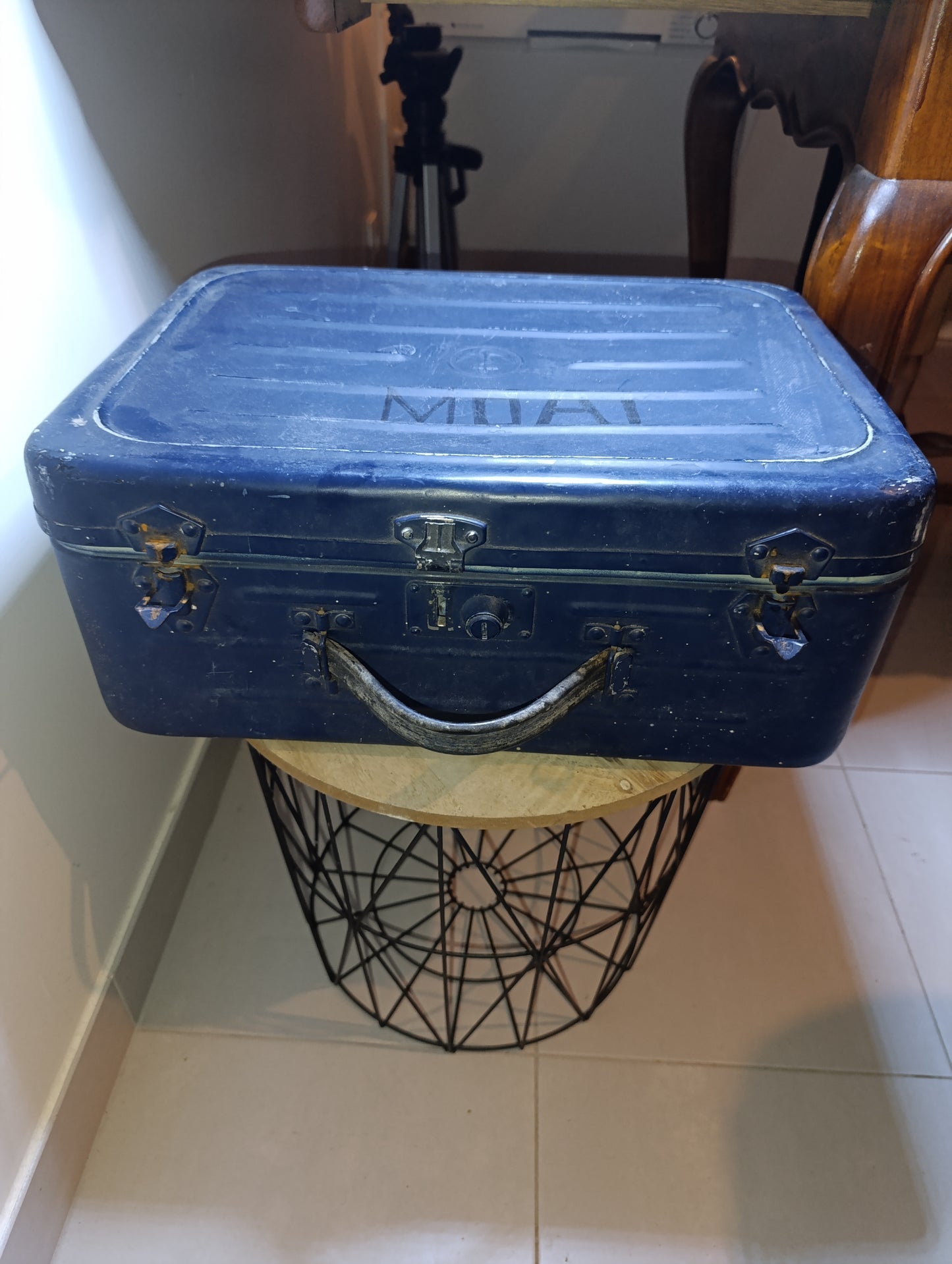 Valisette Marine nationale en aluminium – années 70/80