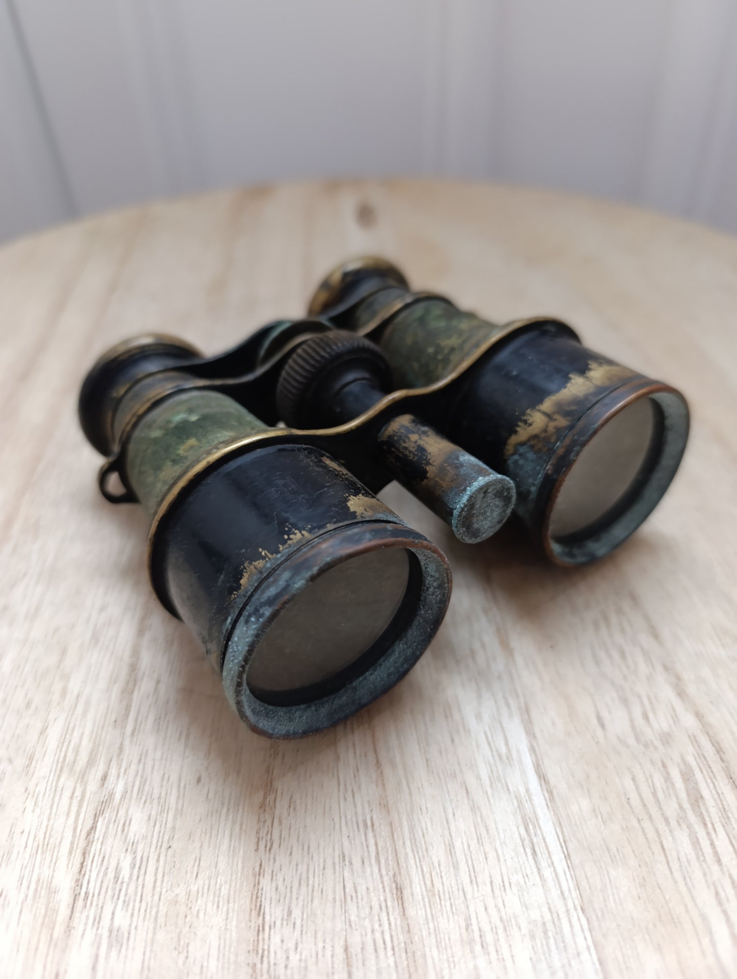 Jumelles de théâtre anciennes – Laiton et métal patiné