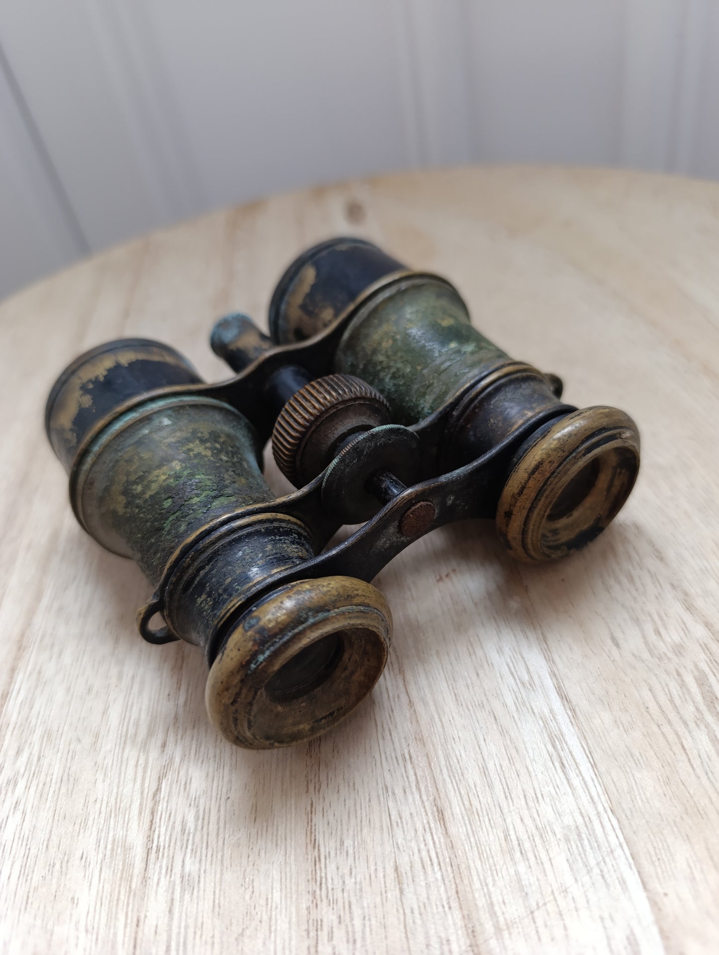 Jumelles de théâtre anciennes – Laiton et métal patiné