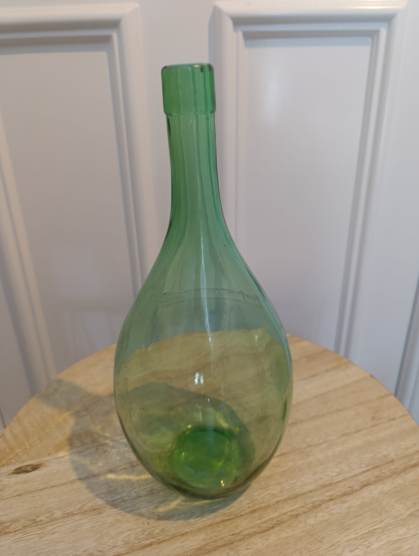 Bouteille verte soufflée ancienne – Vin d’Italy