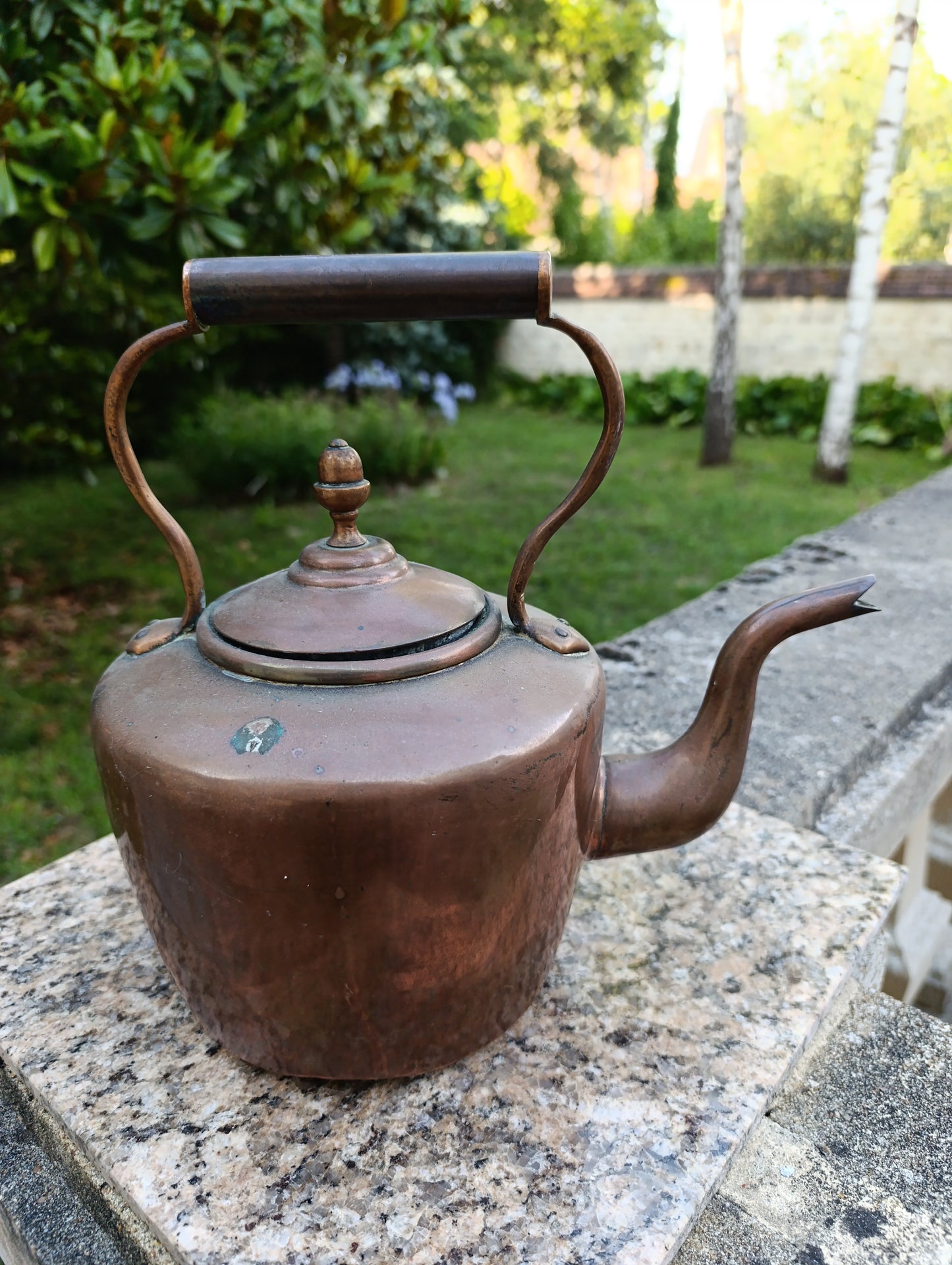 Bouilloire ancienne en cuivre – 1,12 kg