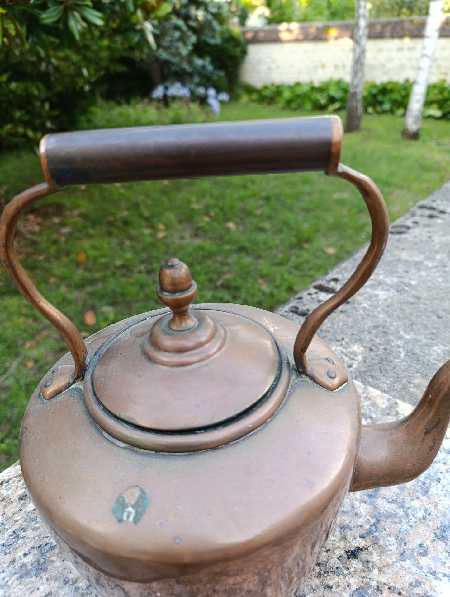 Bouilloire ancienne en cuivre – 1,12 kg