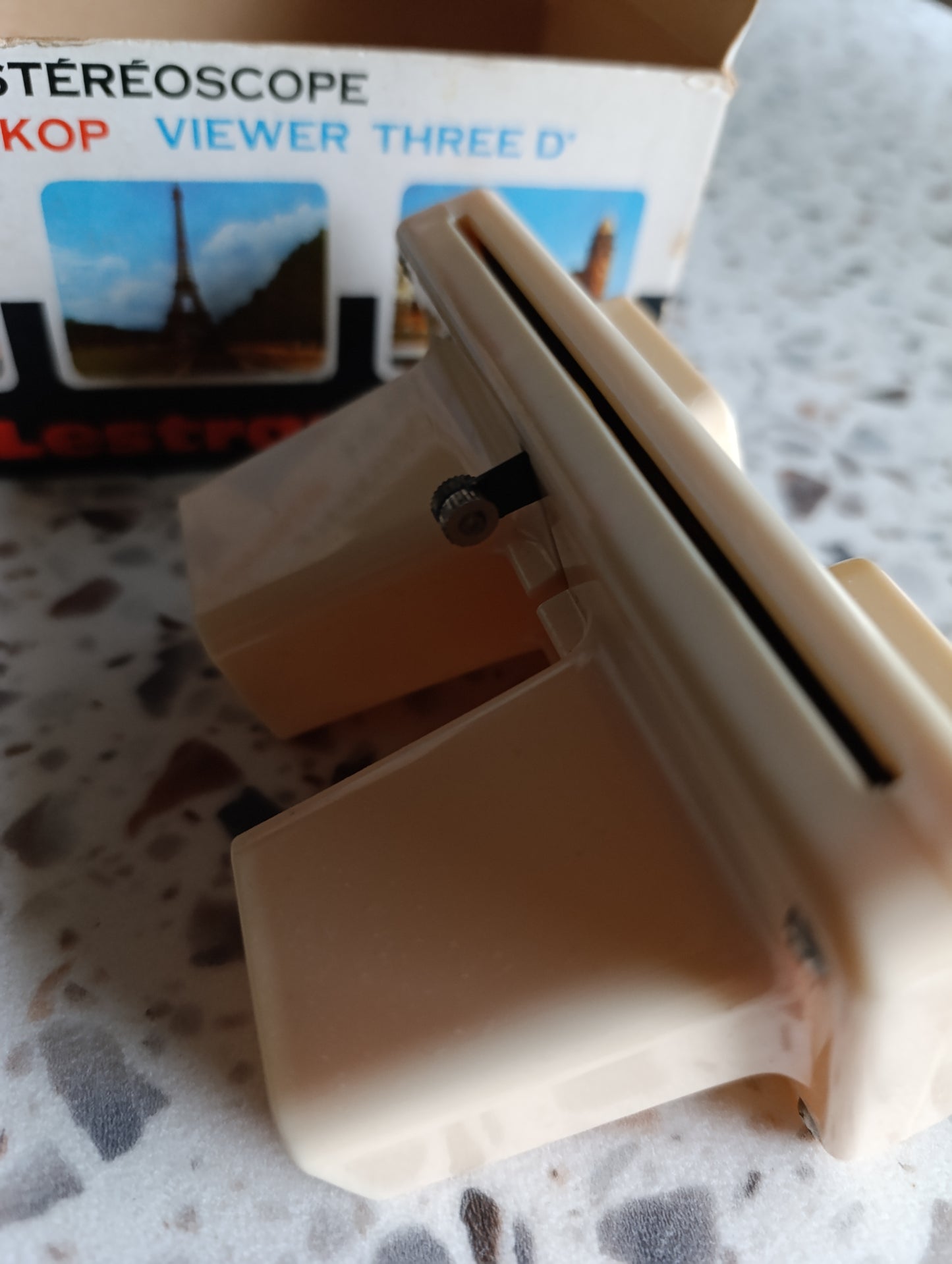 Stéréoscope Lestrade vintage avec boîte d’origine – visionneuse 3D ancienne