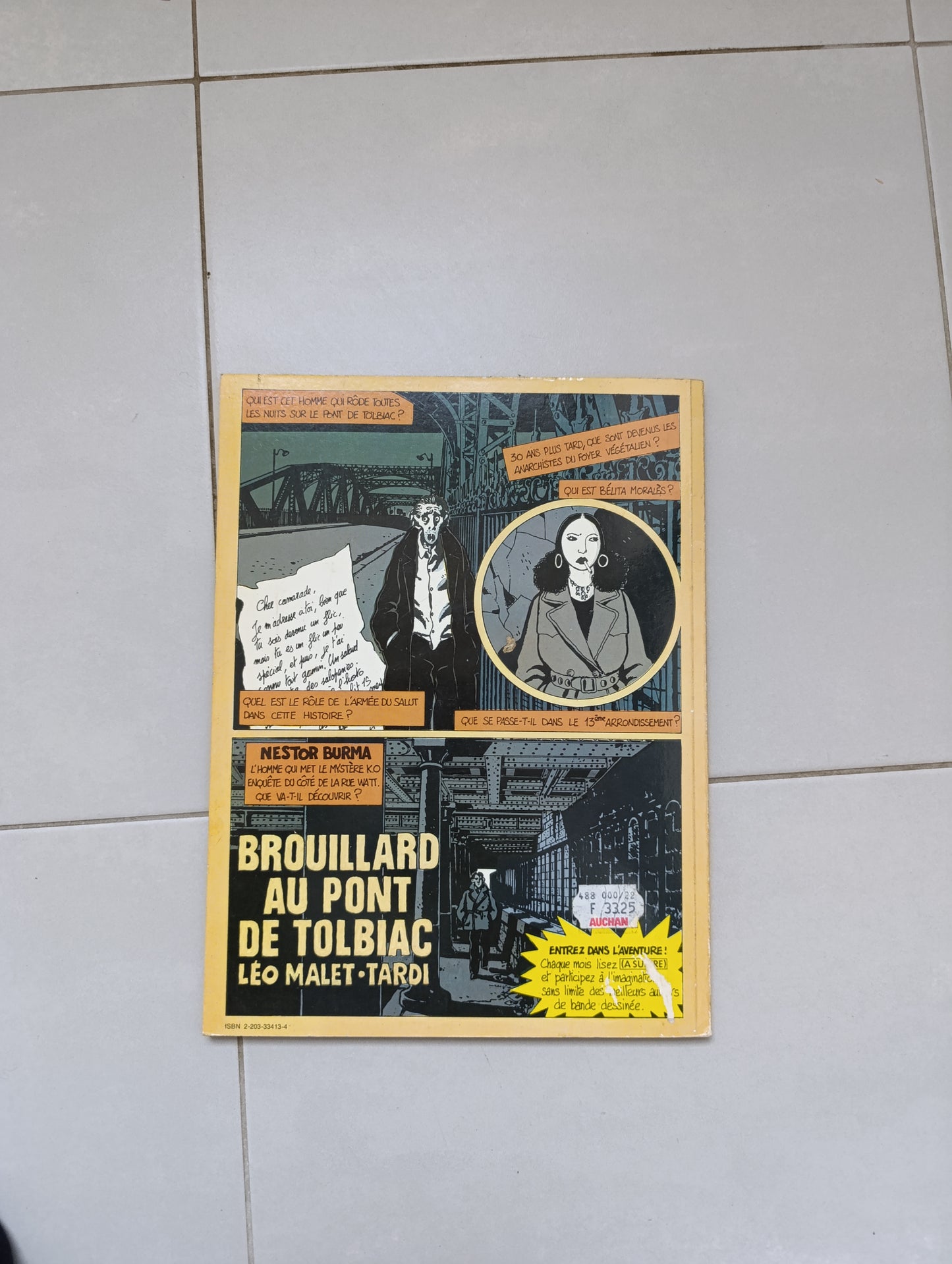 Nestor Burma – Brouillard au pont de Tolbiac (Casterman, Les romans « À Suivre », 1982)