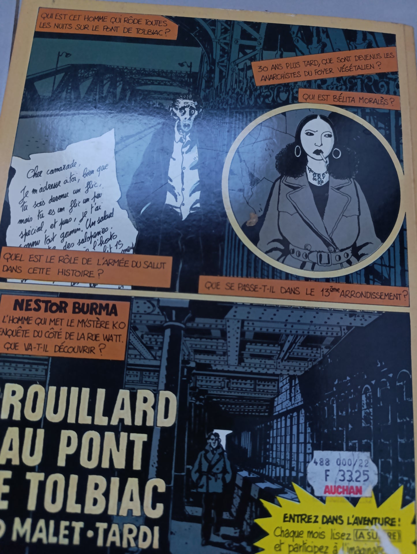 Nestor Burma – Brouillard au pont de Tolbiac (Casterman, Les romans « À Suivre », 1982)
