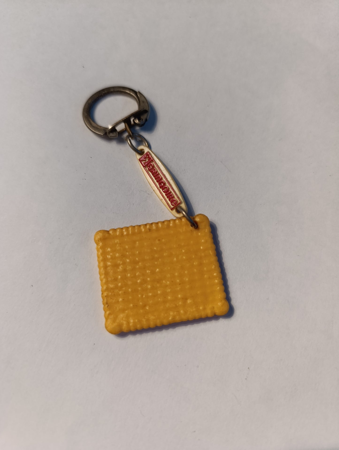 Porte-clés publicitaire vintage Biscuit Gringoire – petit beurre miniature