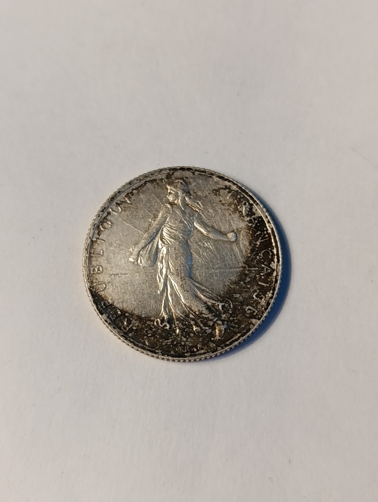 Pièce 2 francs argent 1914 – Semeuse – République française