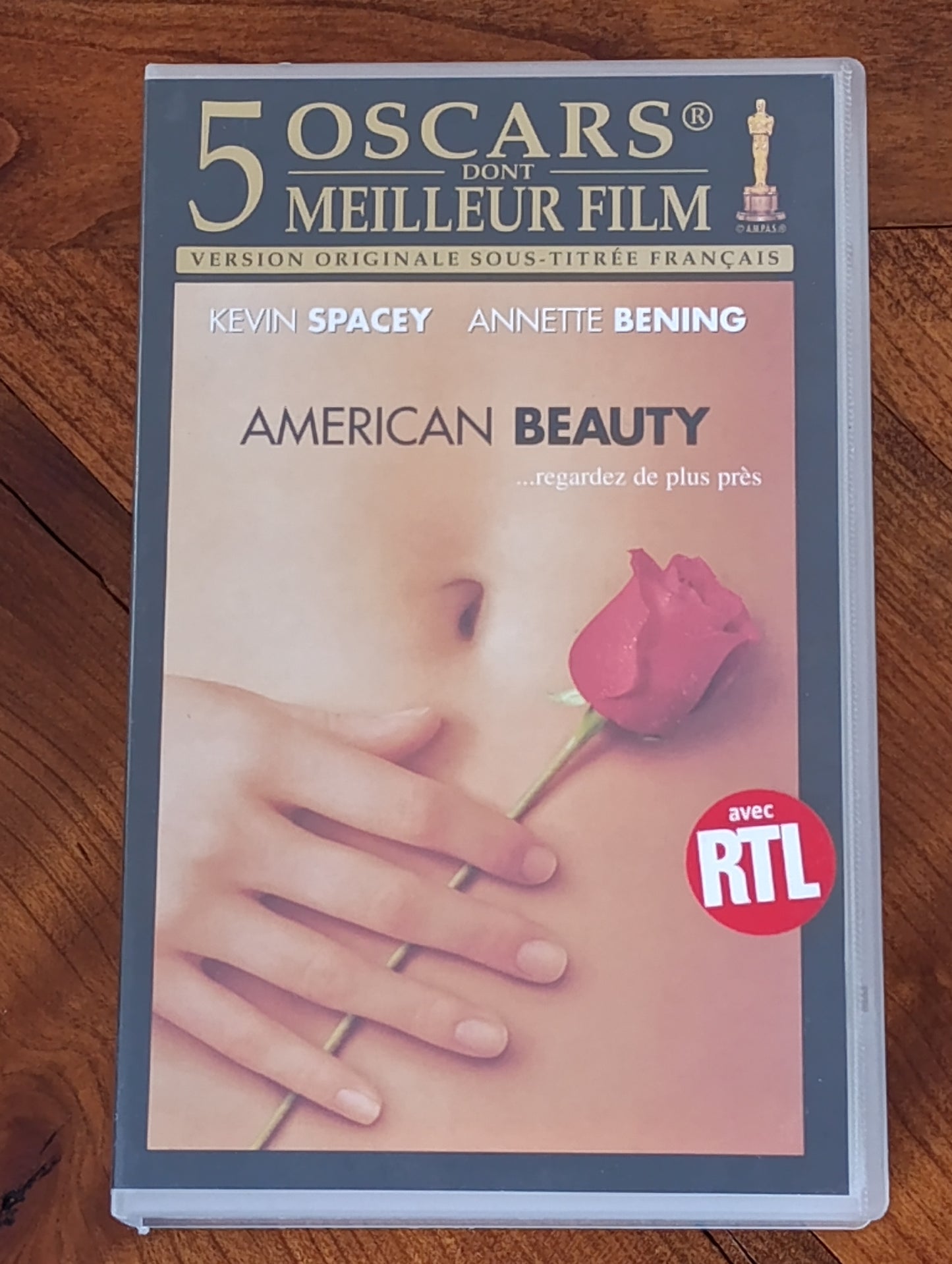 American Beauty – VHS édition primée (5 Oscars dont meilleur film).