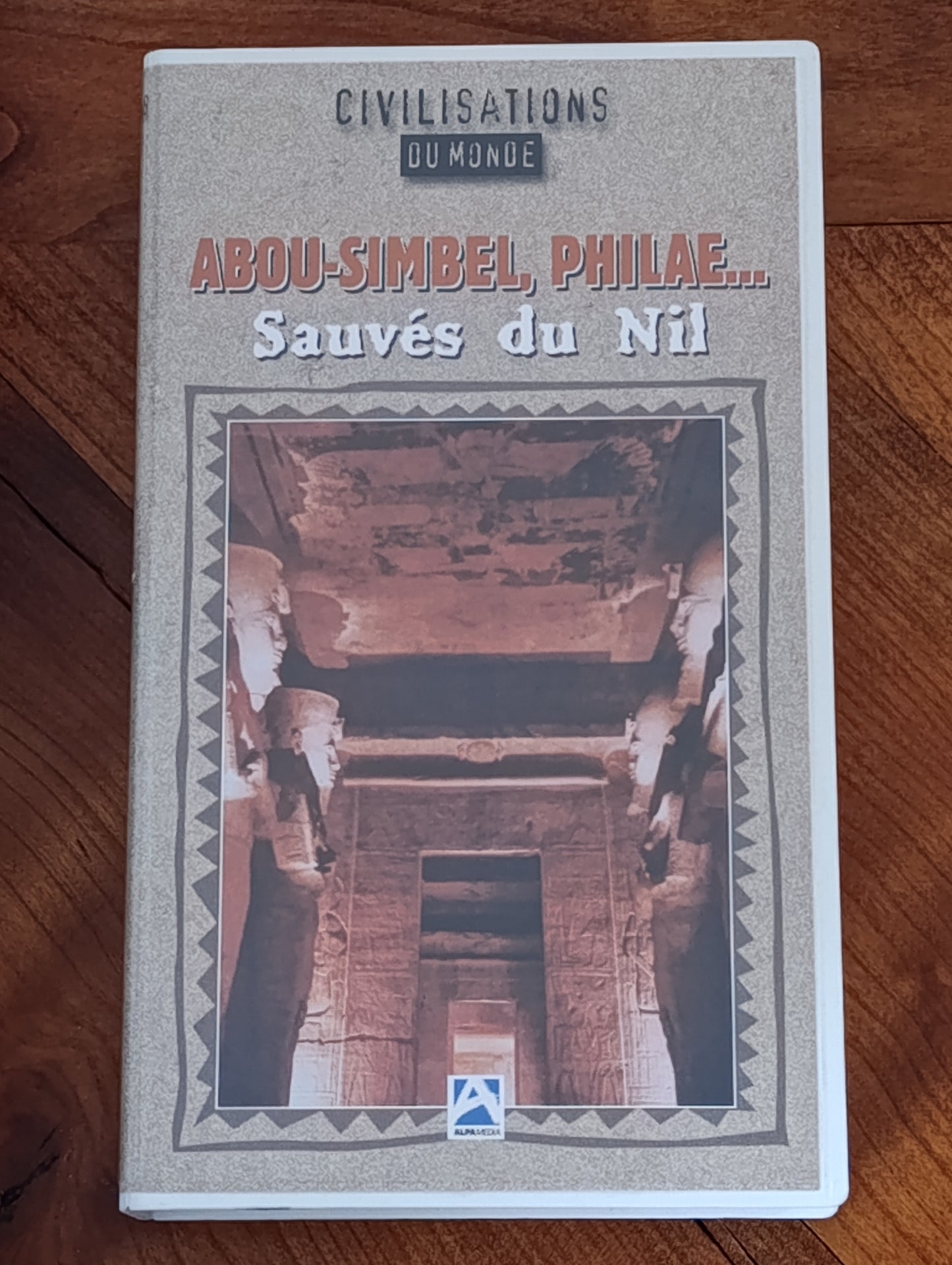 Cassette VHS Abou-Simbel, Philae… Sauvés du Nil – Civilisations du monde