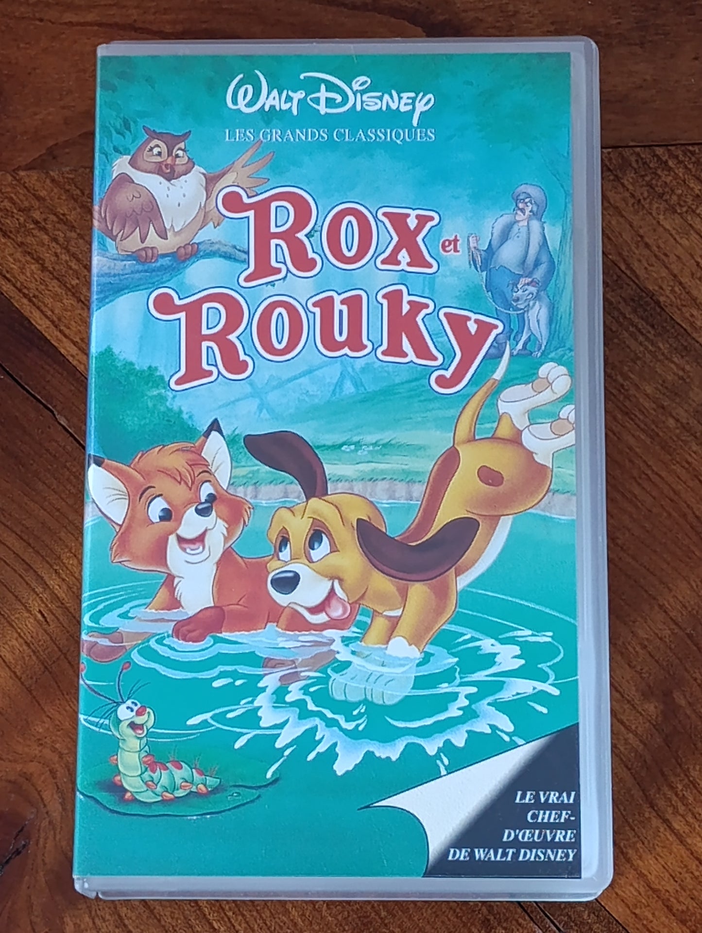 Cassette VHS Disney Rox et Rouky Walt Disney classique dessin animé