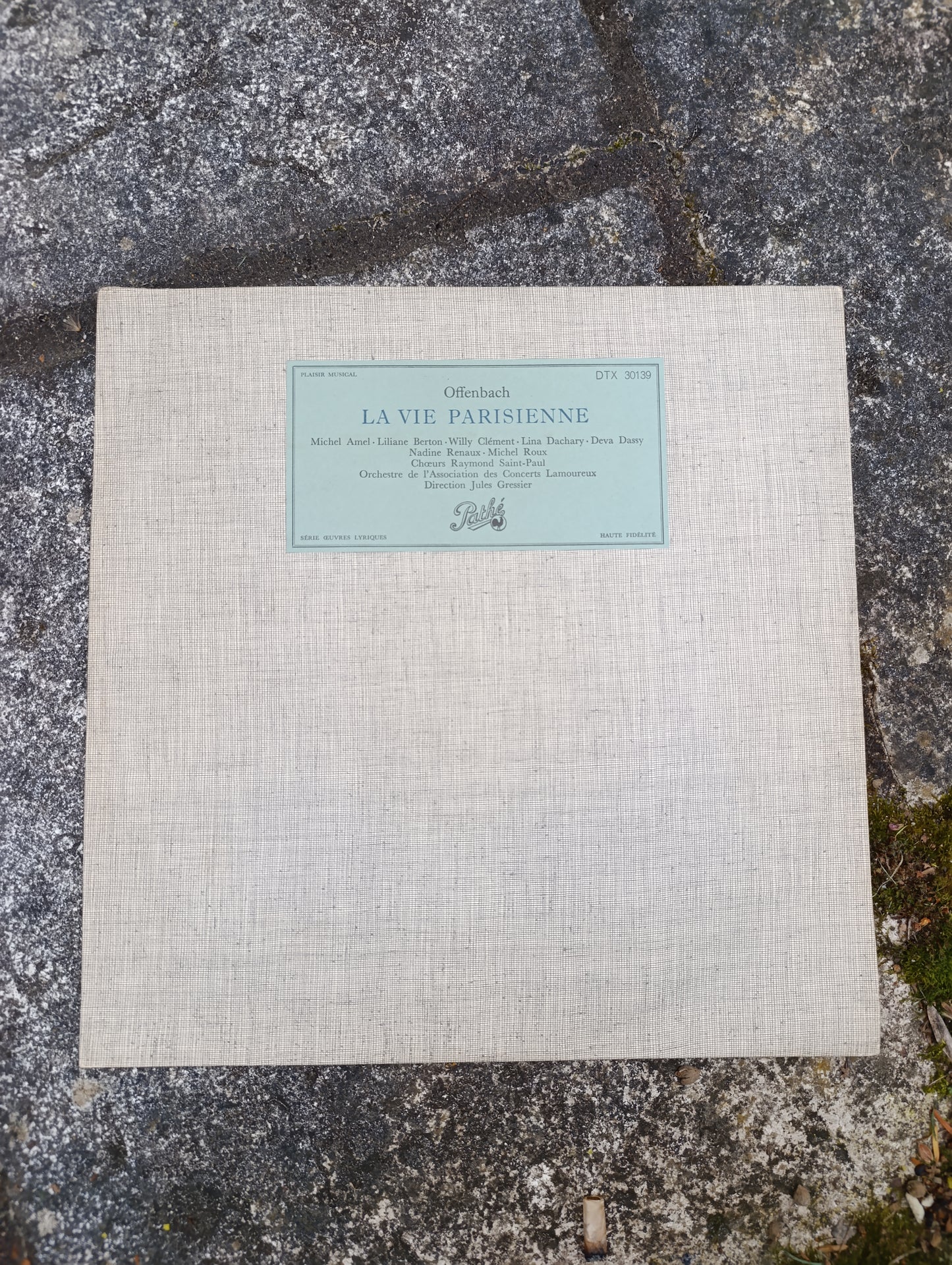 Vinyle Classique Offenbach La Vie Parisienne 33T LP Pathé Vintage