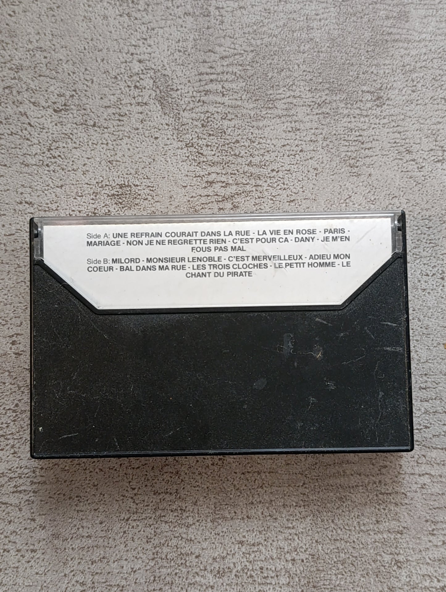 Cassette audio Edith Piaf La Vie en Rose Vol 36 vintage chanson française collection