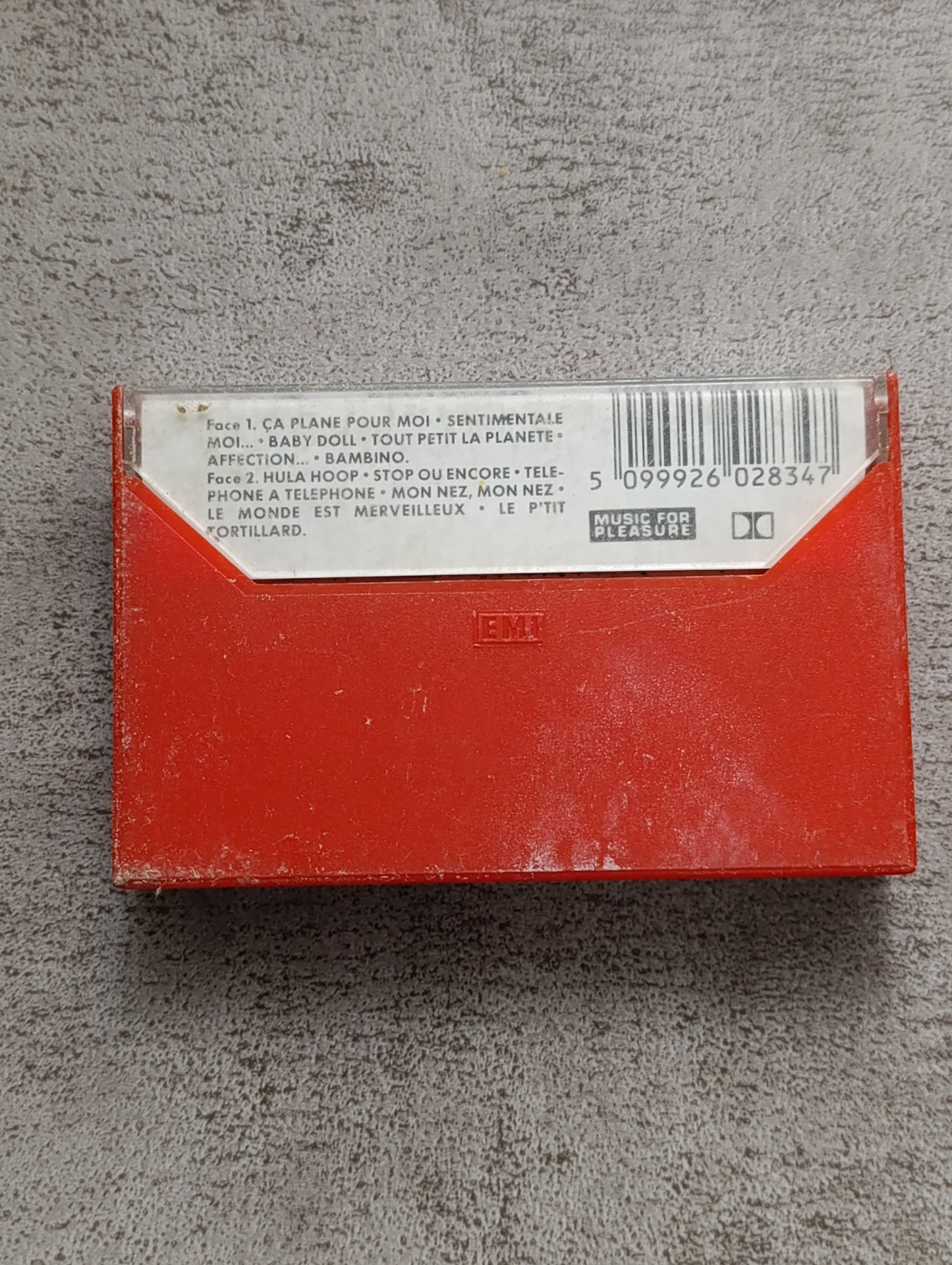 Cassette audio Plastic Bertrand Tout Petit La Planète Ça plane pour moi vintage pop rock