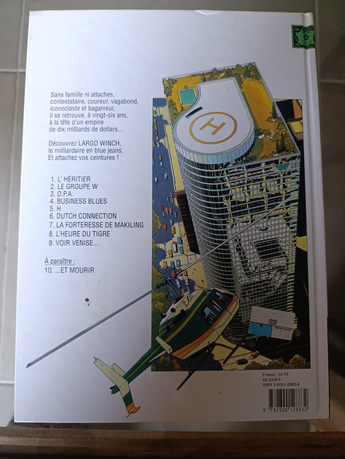 BD Largo Winch H Philippe Francq Jean Van Hamme Dupuis édition spéciale