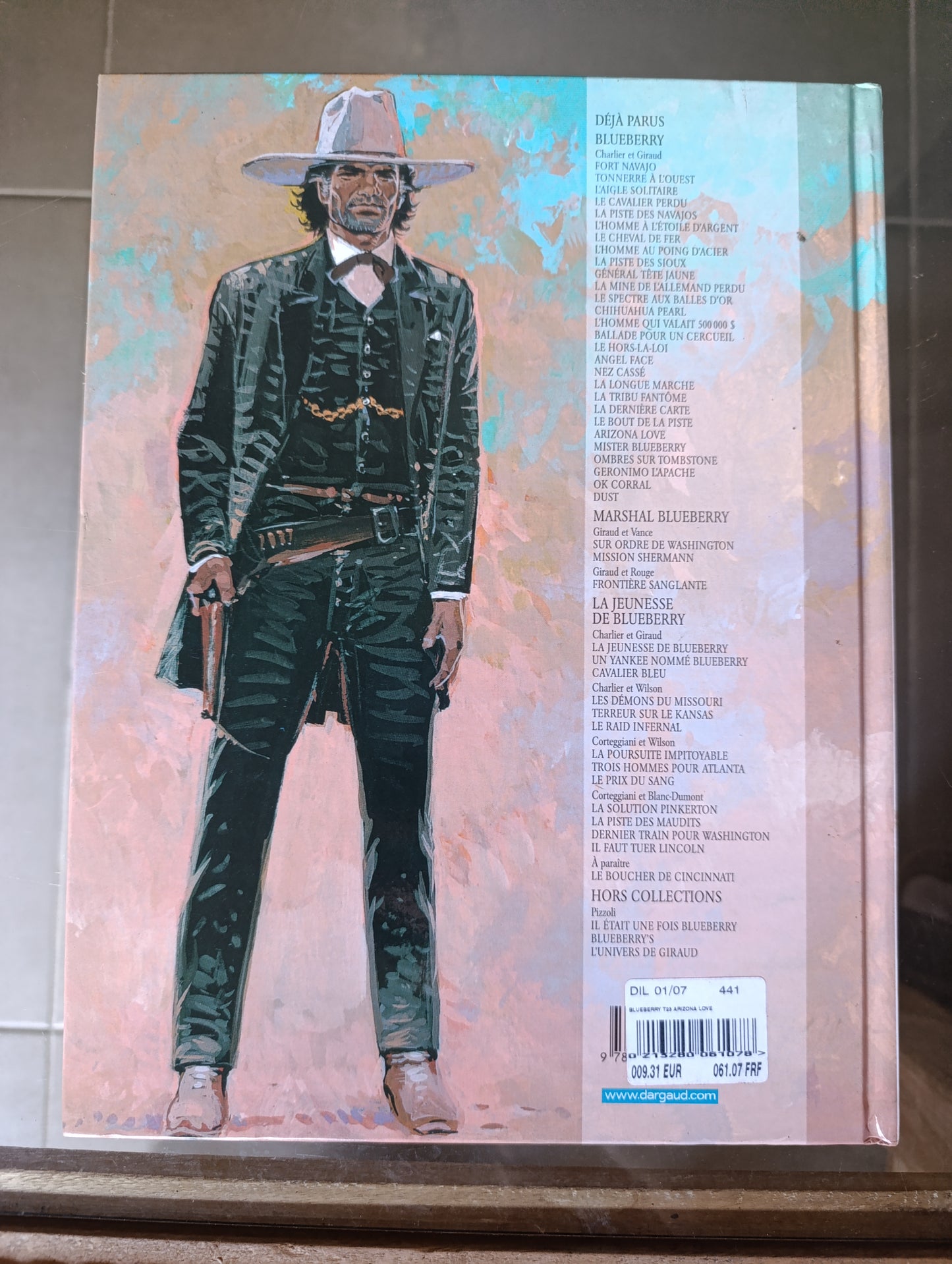BD Blueberry Arizona Love Charlier Giraud édition Dargaud western culte