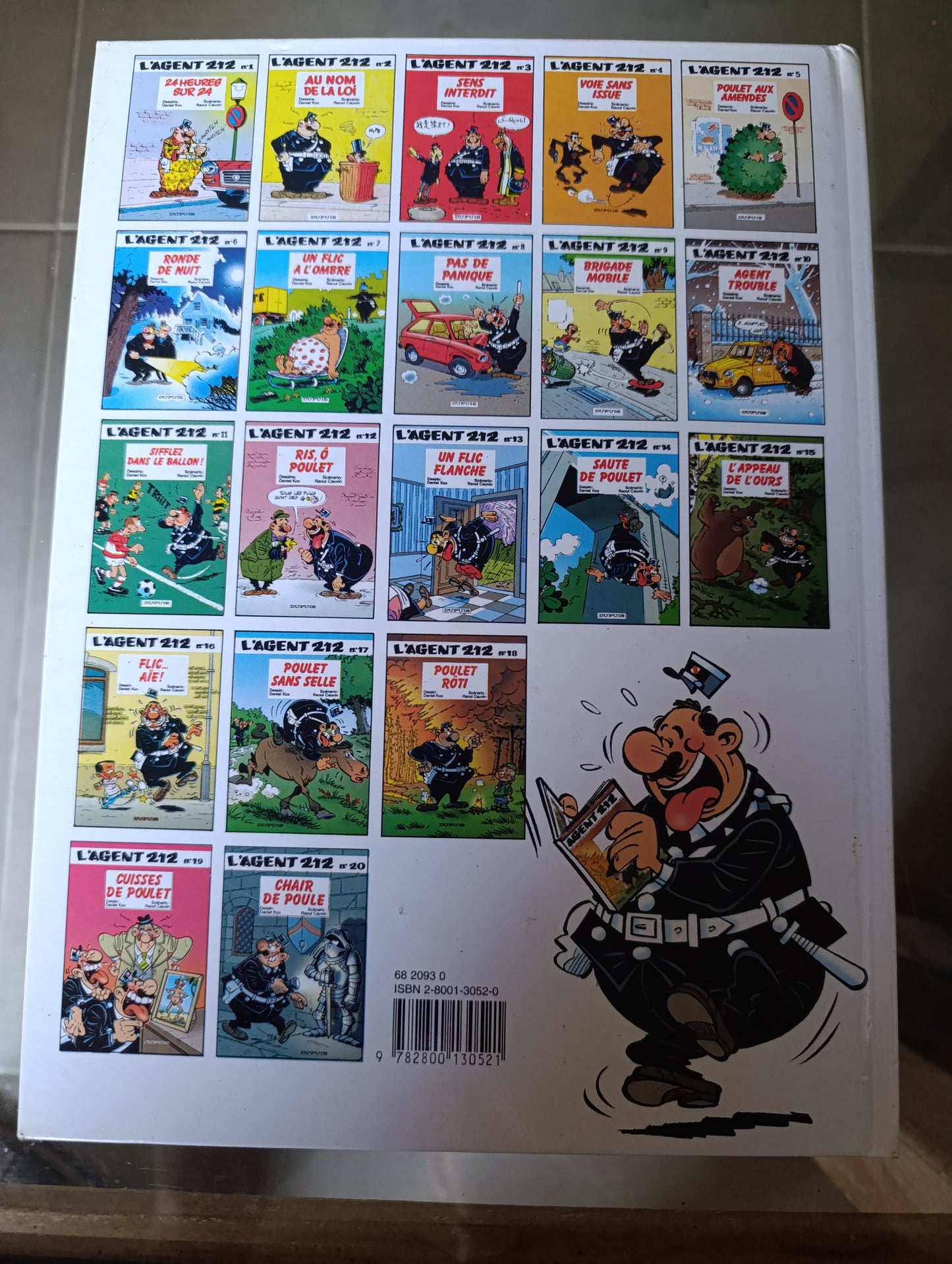 BD L’Agent 212 Tome 8 Poulet rôti Cauvin Kox édition Dupuis humour