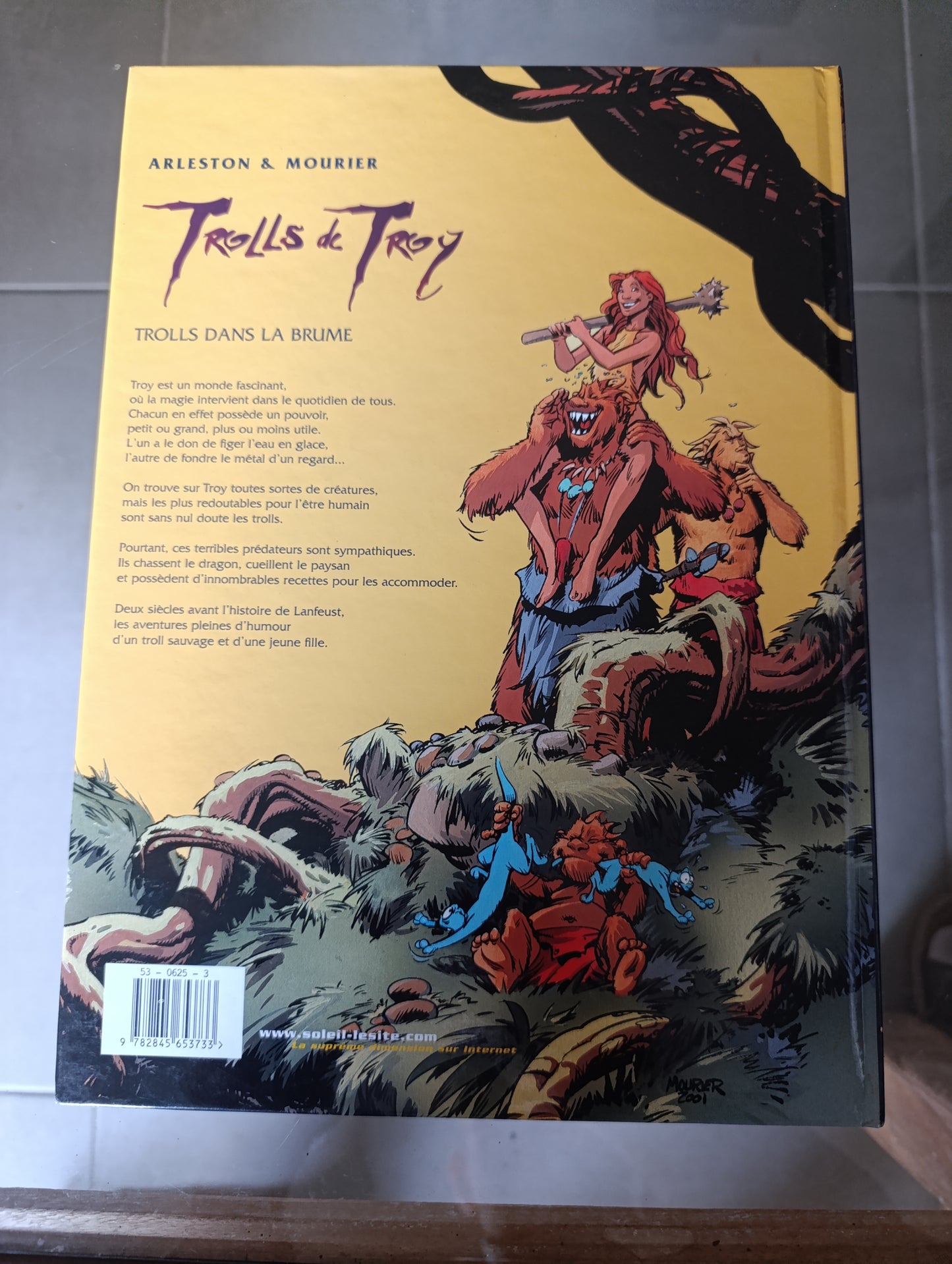 BD Trolls de Troy Trolls dans la brume Arleston Mourier Soleil fantasy humour