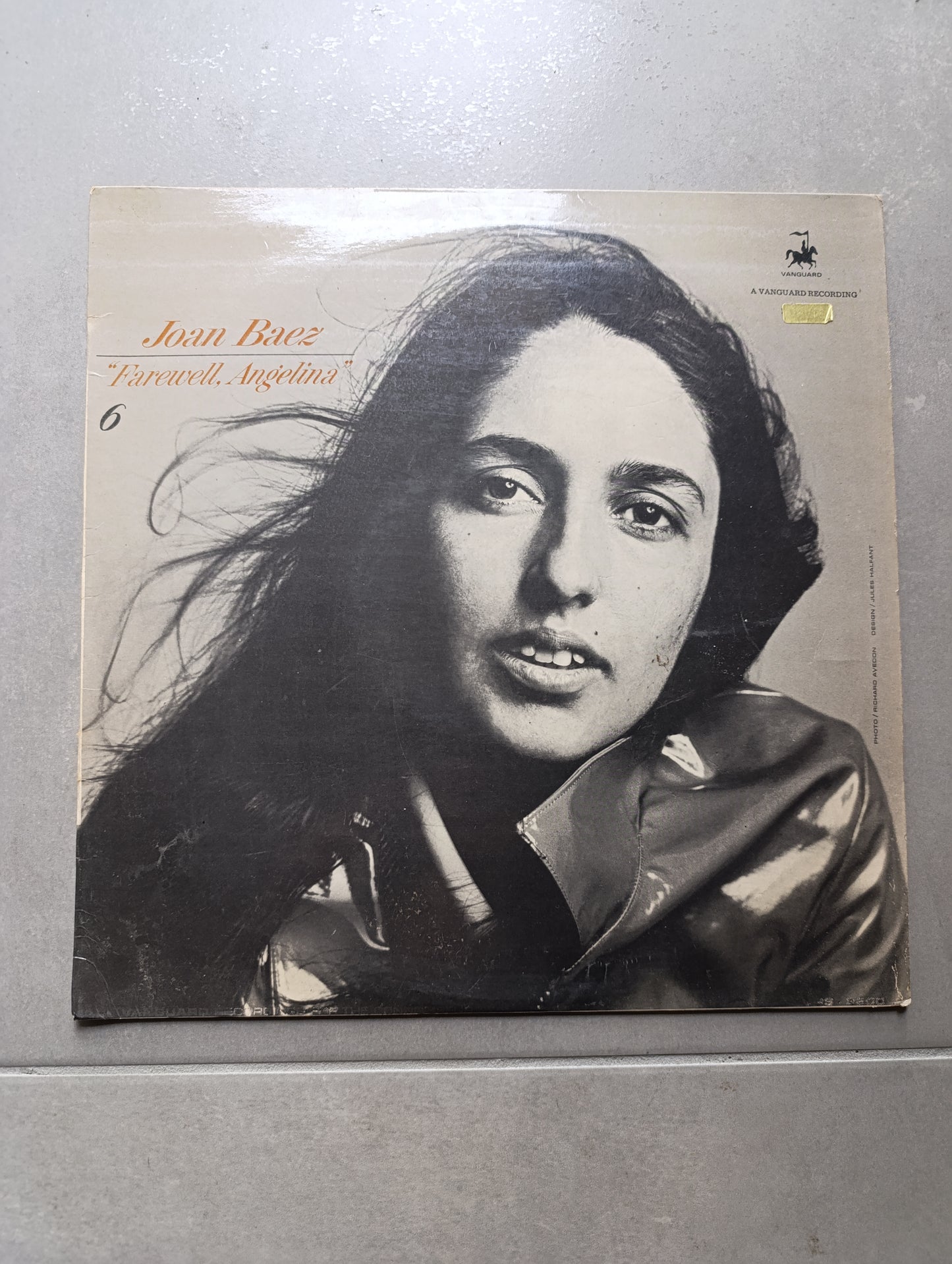 Vinyle 33 tours Joan Baez Farewell Angelina Vanguard album folk n°6