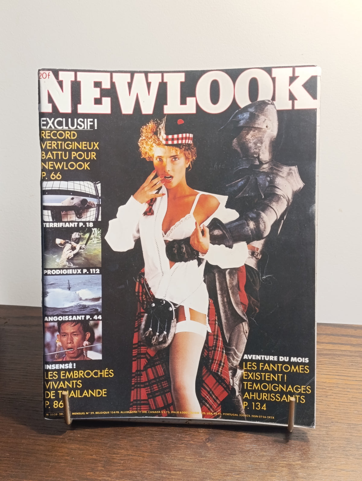NEWLOOK N°29 – Magazine Vintage Années 80 – Charme Écosse Fantômes Thaïlande