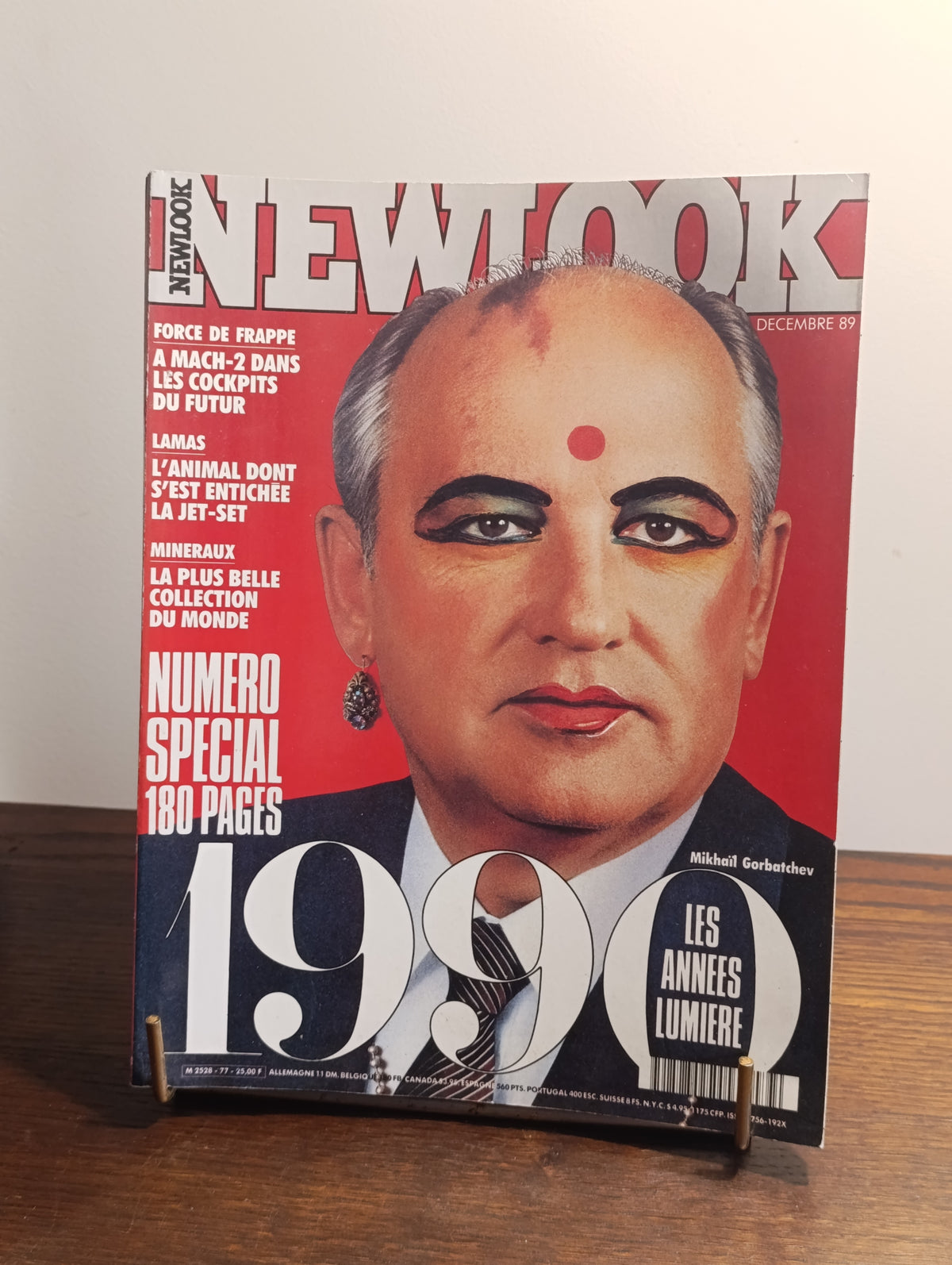 NEWLOOK N°77 – Décembre 1989 – Gorbatchev – Spécial 1990 – Magazine Vintage
