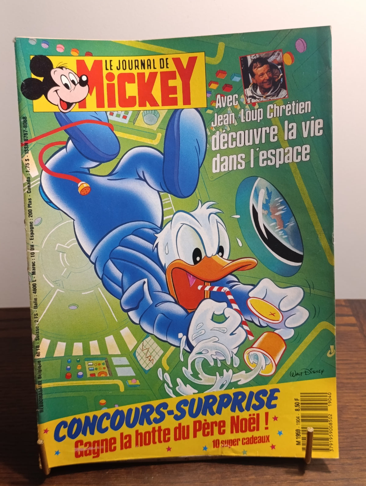 Le Journal de Mickey n°1904 – La vie dans l’espace – Jean-Loup Chrétien