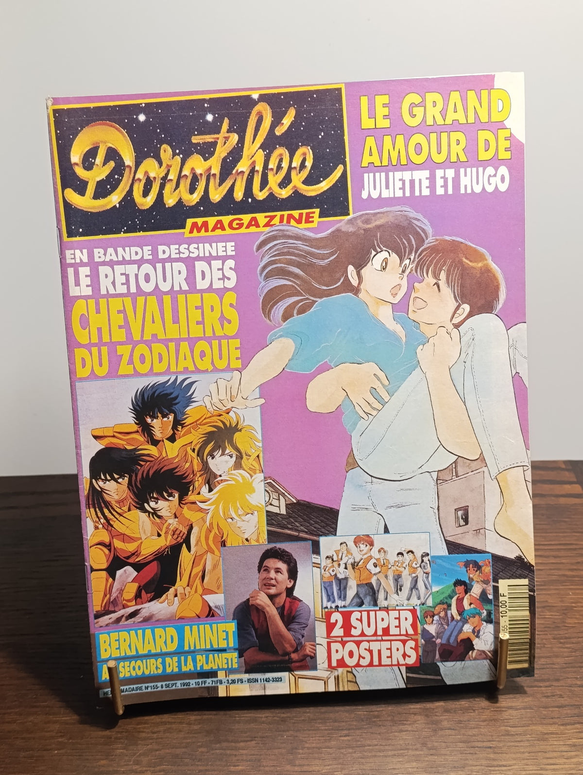 Dorothée Magazine n°155 — Juliette et Hugo — Les Chevaliers du Zodiaque — 1992