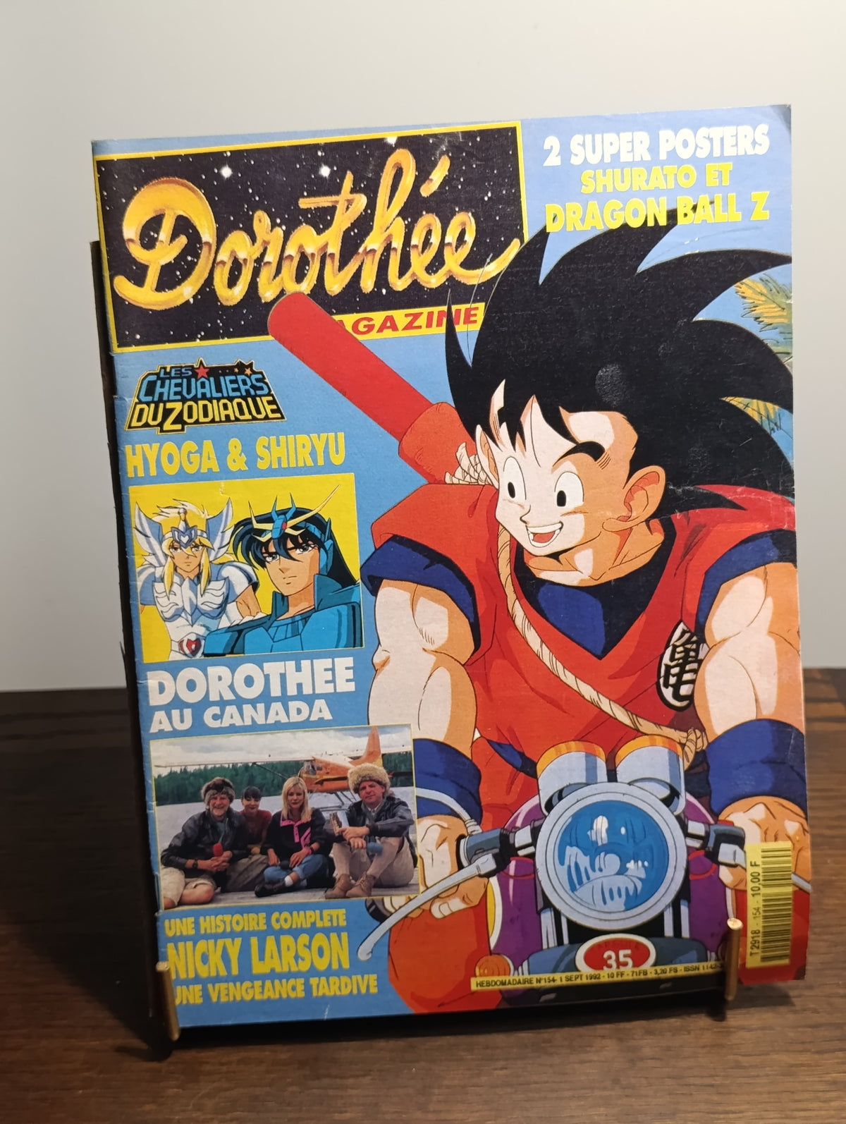 Dorothée Magazine n°154 — Dragon Ball Z — Dorothée au Canada — 1992