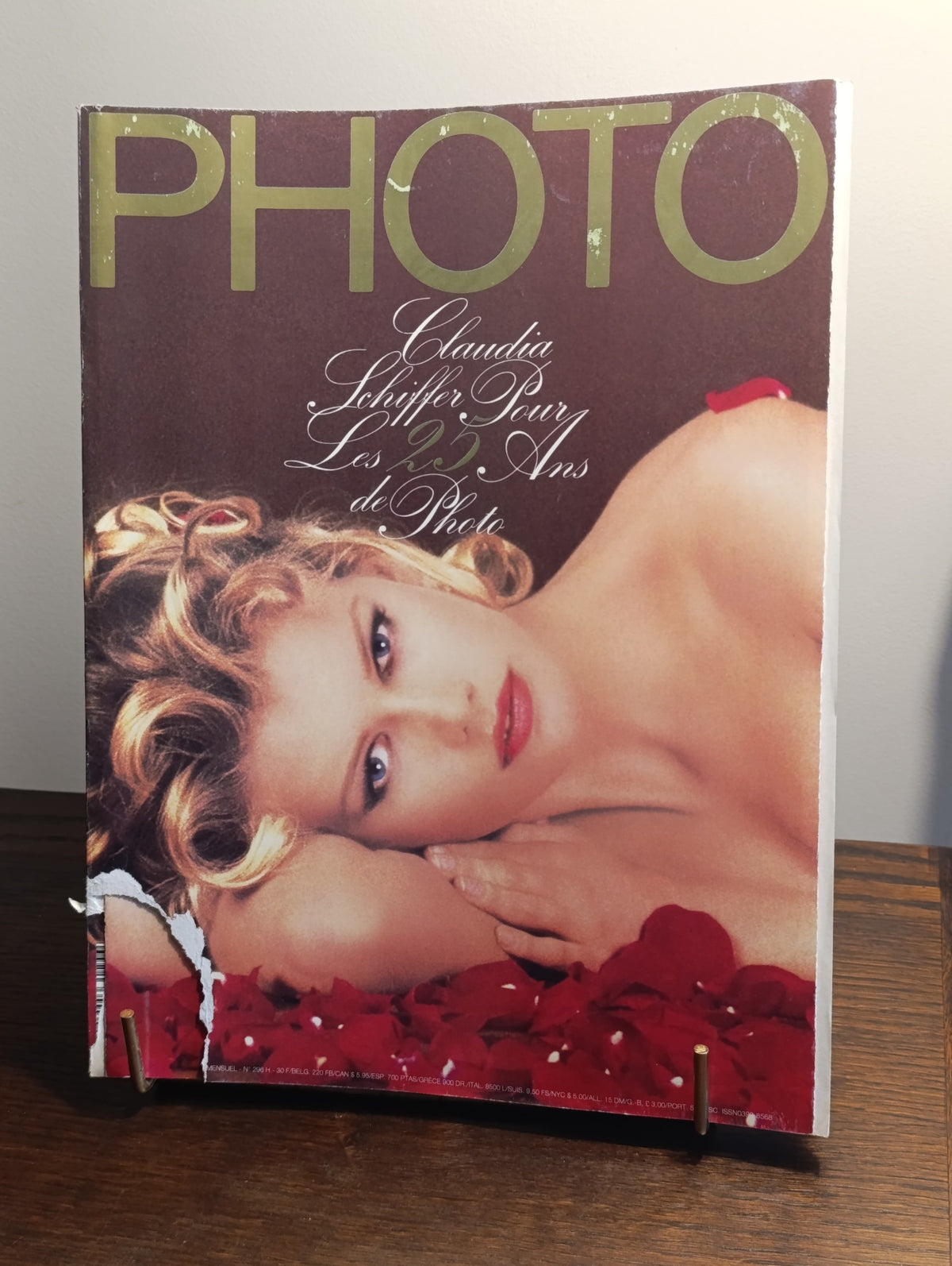 Magazine PHOTO n°296 – Claudia Schiffer – 25 ans de PHOTO