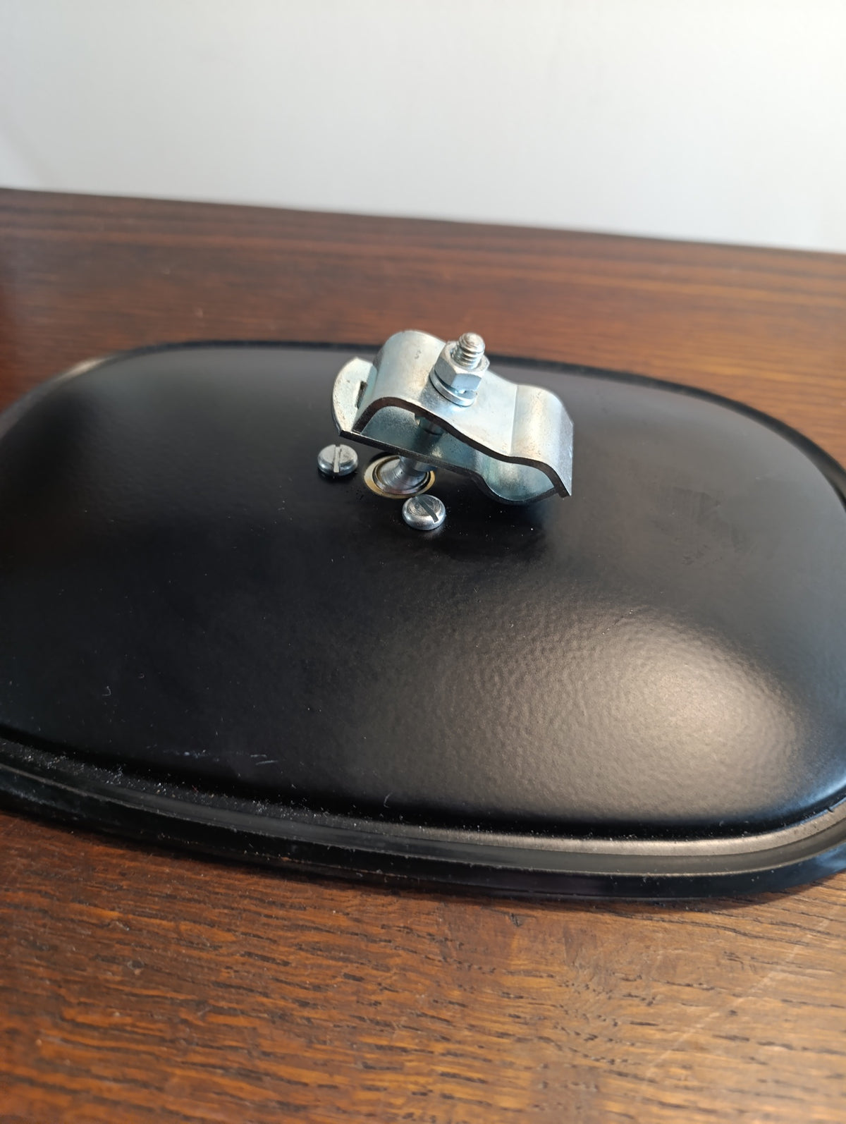 Rétroviseur adaptable noir avec fixation à collier – deuxième exemplaire