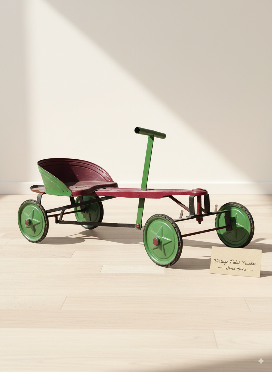 Tricycle ancien “Libellule” – jouet vintage en métal