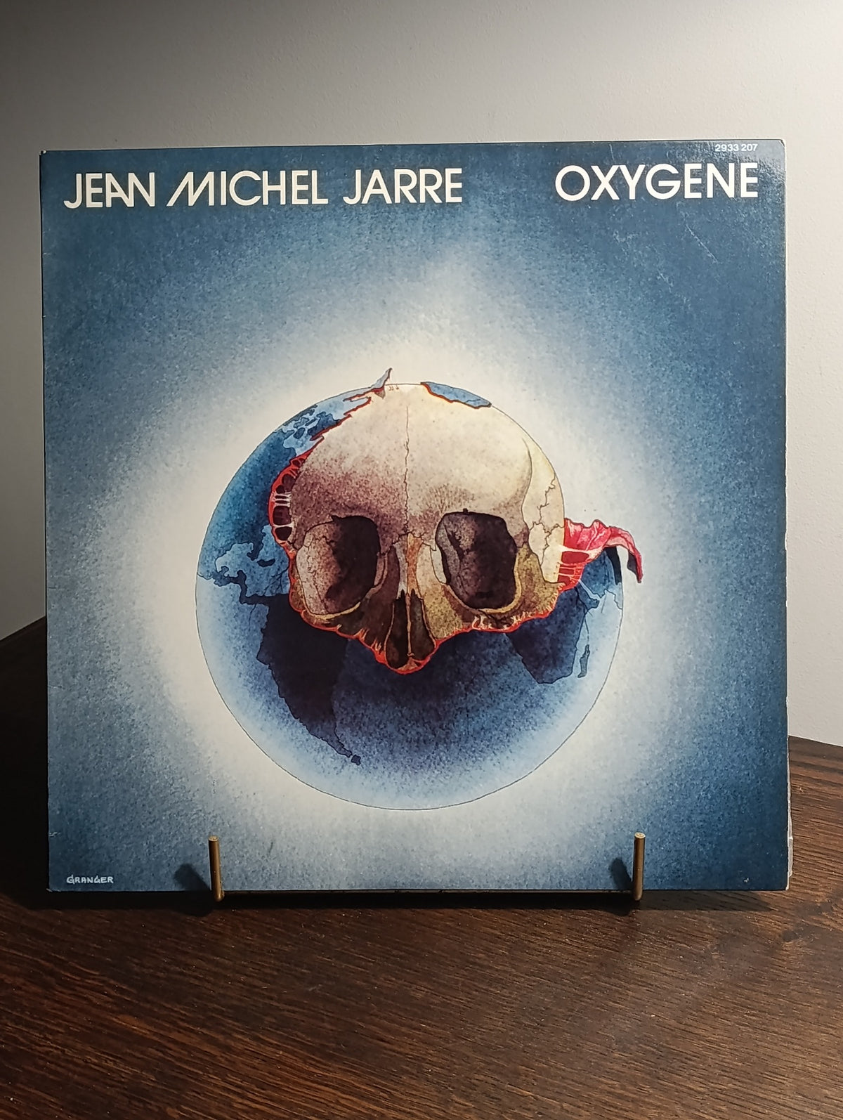Jean-Michel Jarre – Oxygène – Vinyle 33 tours – pochette de l’exemplaire vendu