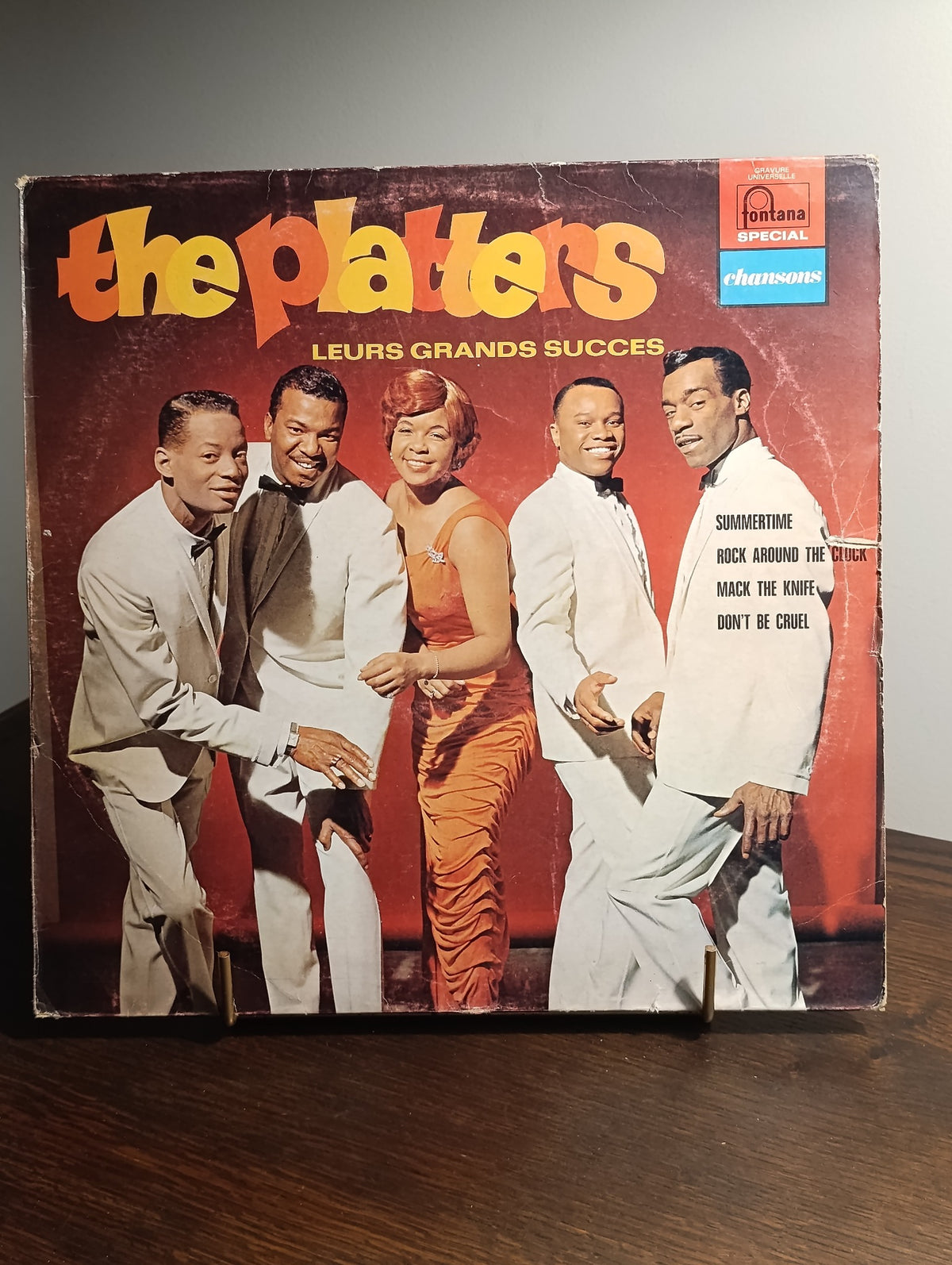 The Platters – Leurs grands succès – Vinyle 33 tours – pochette de l’exemplaire vendu