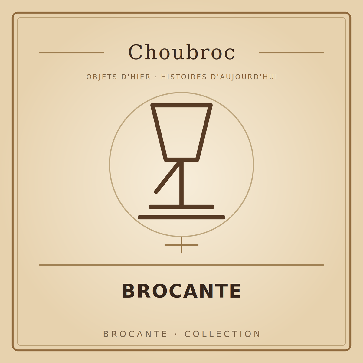 Nouveautés de brocante — Choubroc