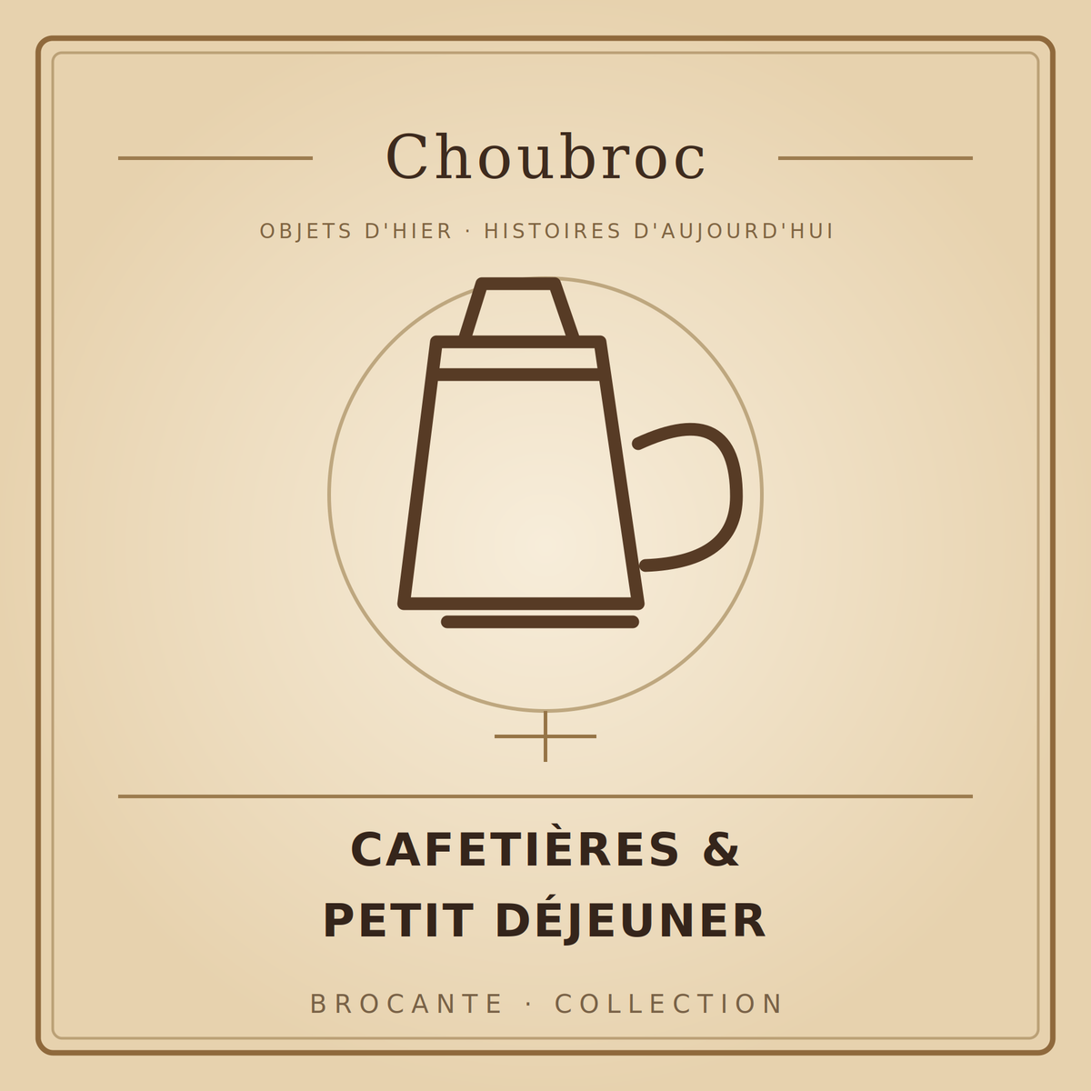 Cafetières & petit déjeuner — Choubroc