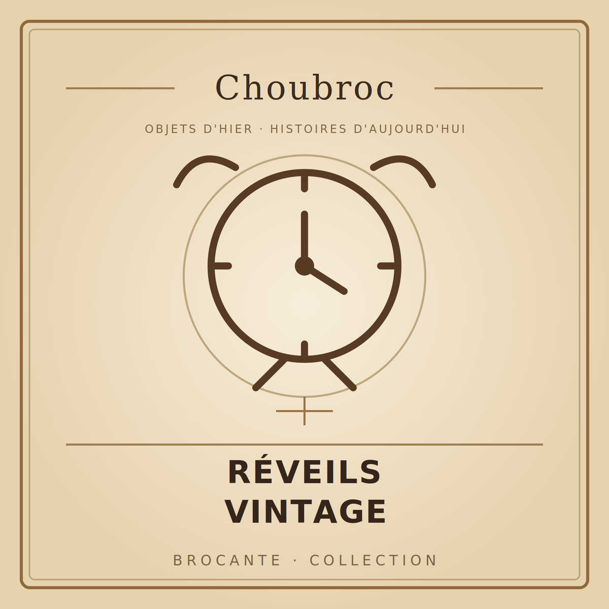 Réveils vintage — Choubroc