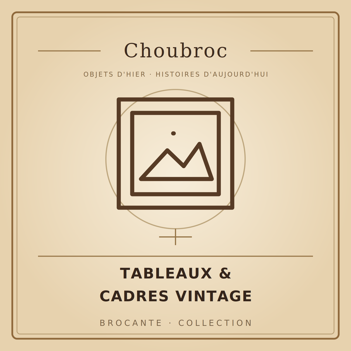 Tableaux & cadres vintage — Choubroc