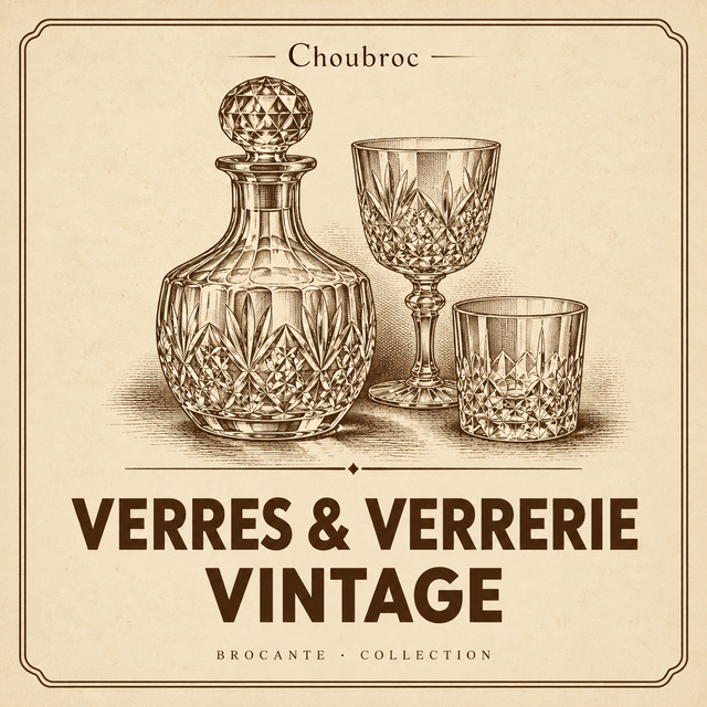 Verres & verrerie vintage
