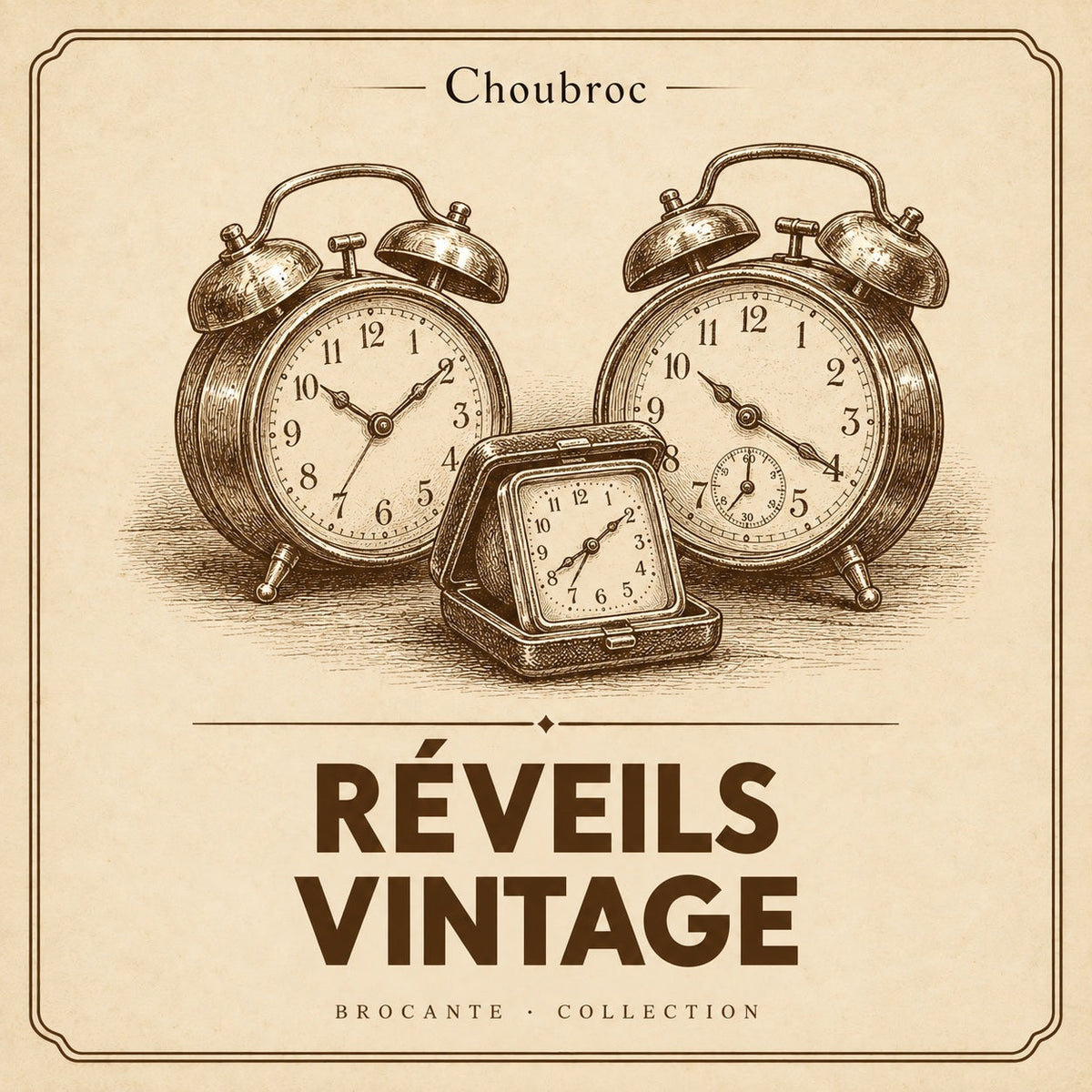 Réveils vintage — Choubroc